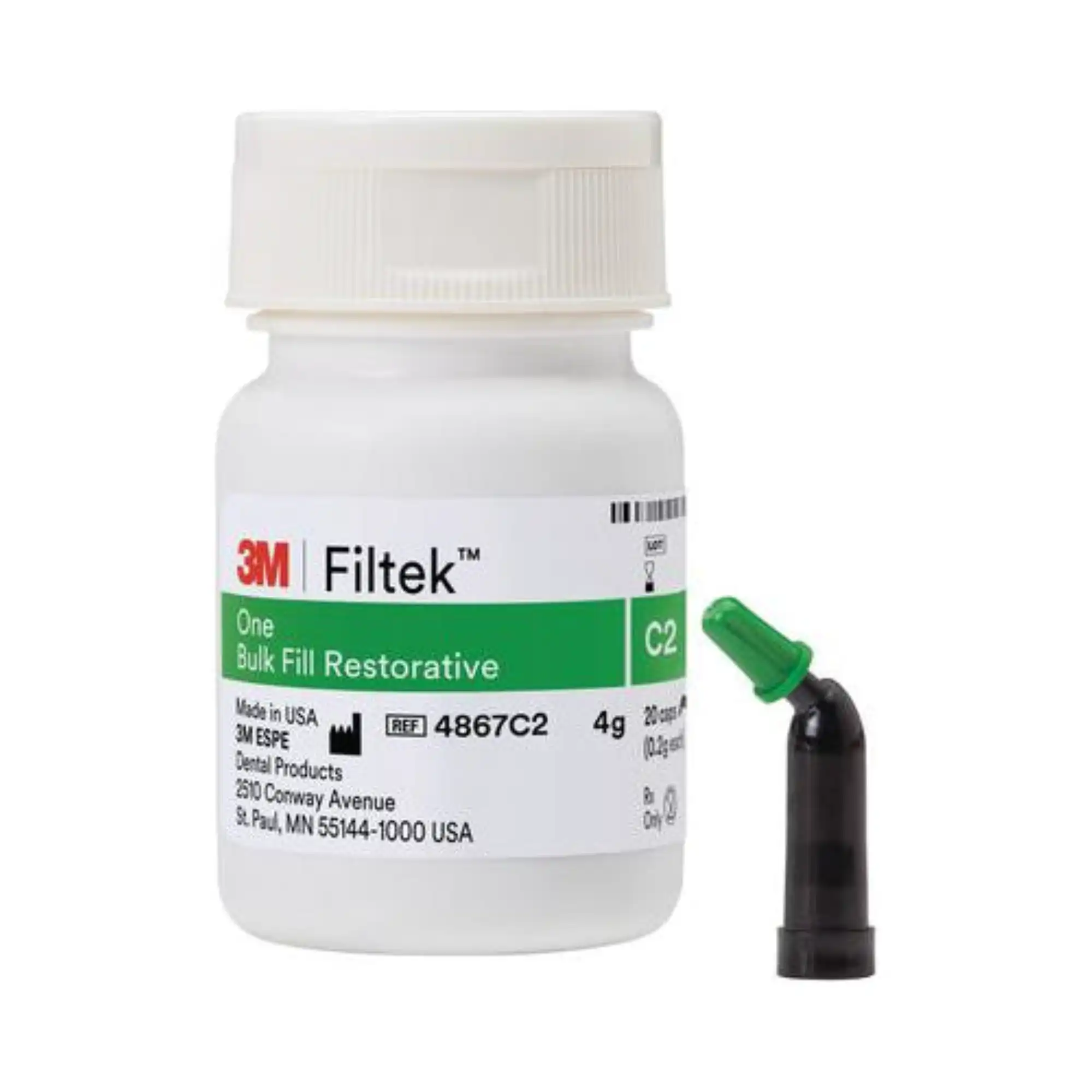 3M Filtek One Bulk Fill Restorative, Capsule Refill, Shade C2, 0.2 g, 20/Box, 4867C2 thumbnail 6