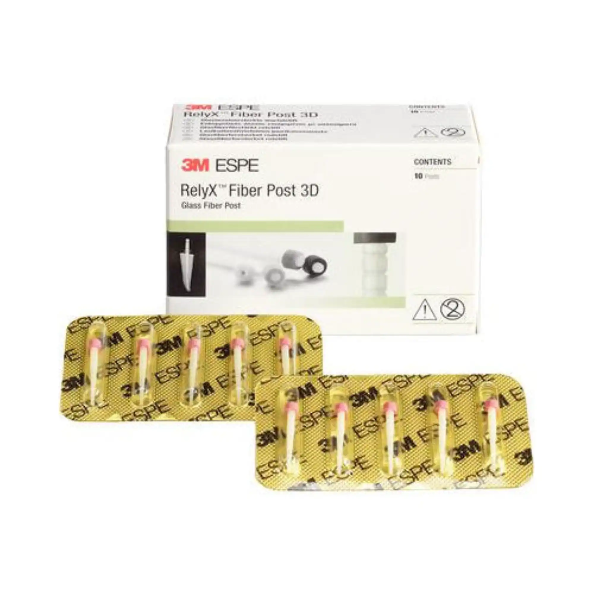3M RelyX Fiber Post 3D Glass Fiber Post Refill, Size 0 (1.1mm), White, 10/Pack, 56948 thumbnail 6