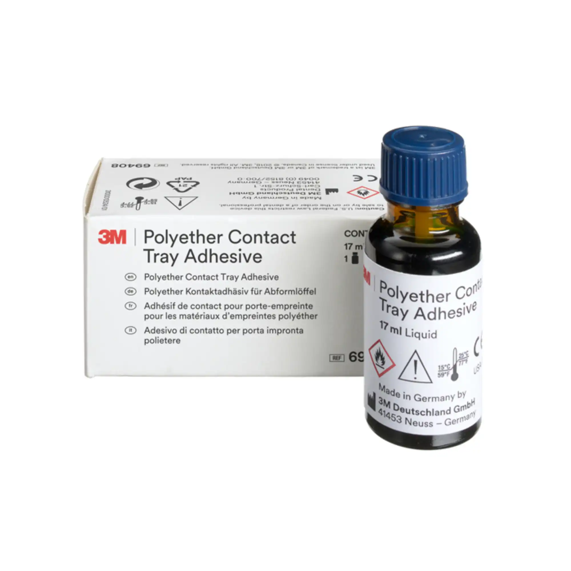 3M Polyether Contact Tray Adhesive, 17 mL Bottle, 69408 thumbnail 2