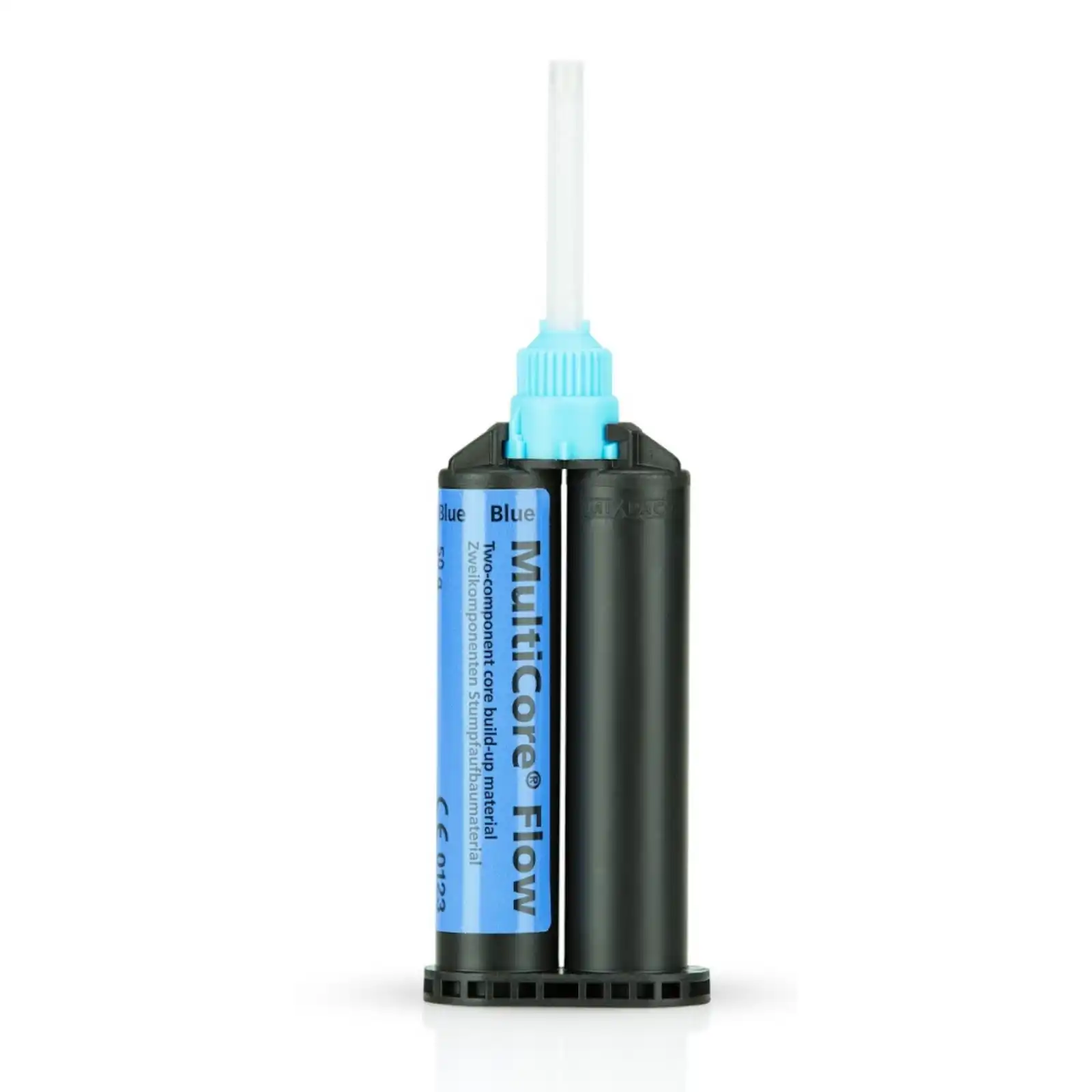 MultiCore Flow Dual-Cure Composite Core Build-Up Material, Cartridge Refill, 50 g, Blue, 1/Pk, 578915 - MultiCore Flow Composite Core Build-Up Material, Dual-Cure, Cartridge Refill, 50 g, Blue, 1/Pk - Image 1