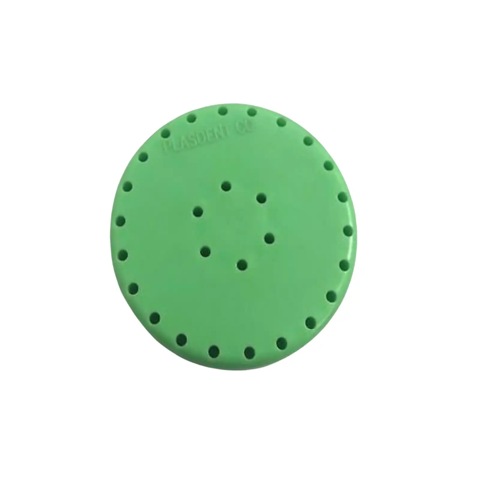 Plasdent Magnetic Bur Block, 28-Hole, Large Round, Green, 1/Pk, 400BL-4 - Magnetic Bur Block, 28-Hole, Large Round, Green, 1/Pk, 400BL-4 - Image 1