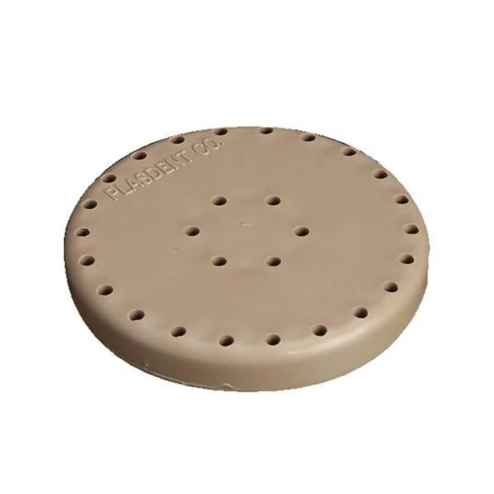 Plasdent Magnetic Bur Block, 28-Hole, Large Round, Beige, 1/Pk, 400BL-7 - Magnetic Bur Block, 28-Hole, Large Round, Beige, 1/Pk, 400BL-7 - Image 1