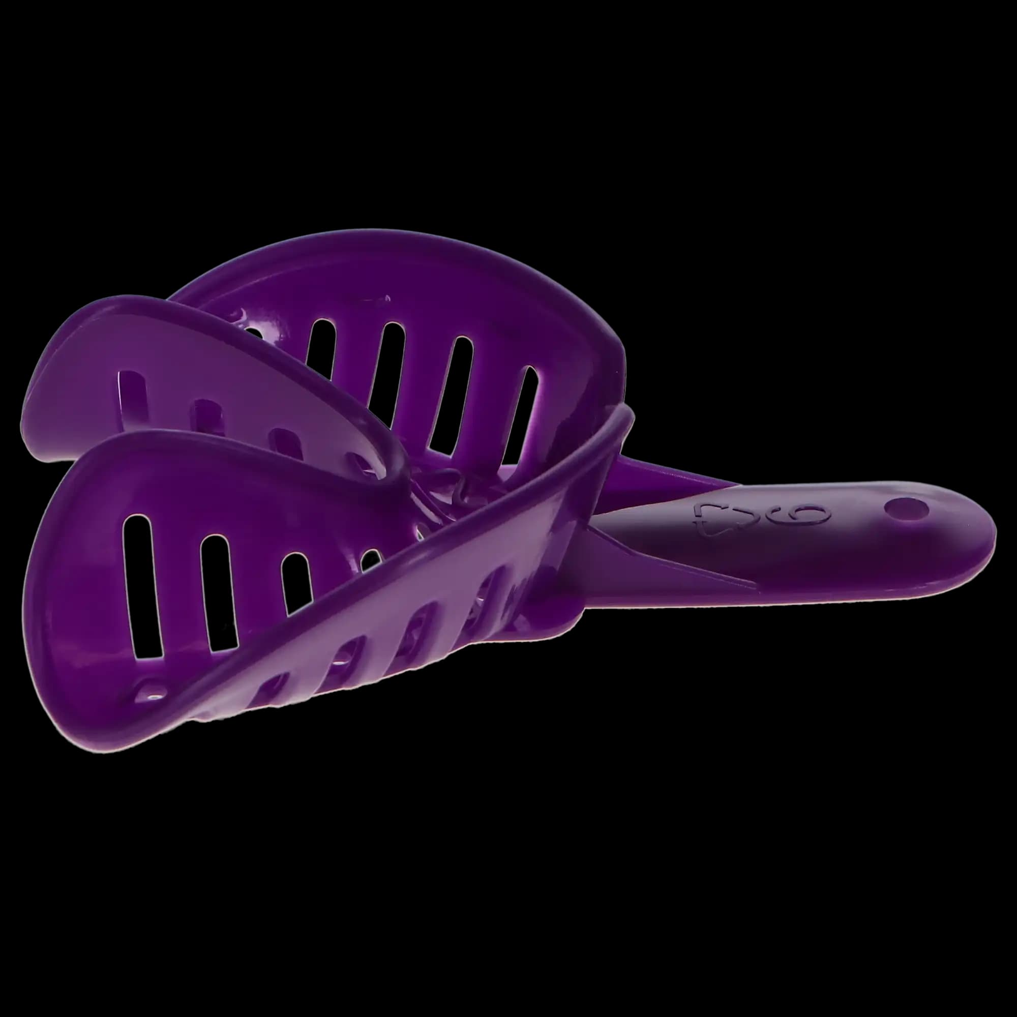 Excellent-Colors Ortho Impression Trays #6 Large Lower, Purple, Perforated, Disposable, 25/Pk, ITO-6L thumbnail 3