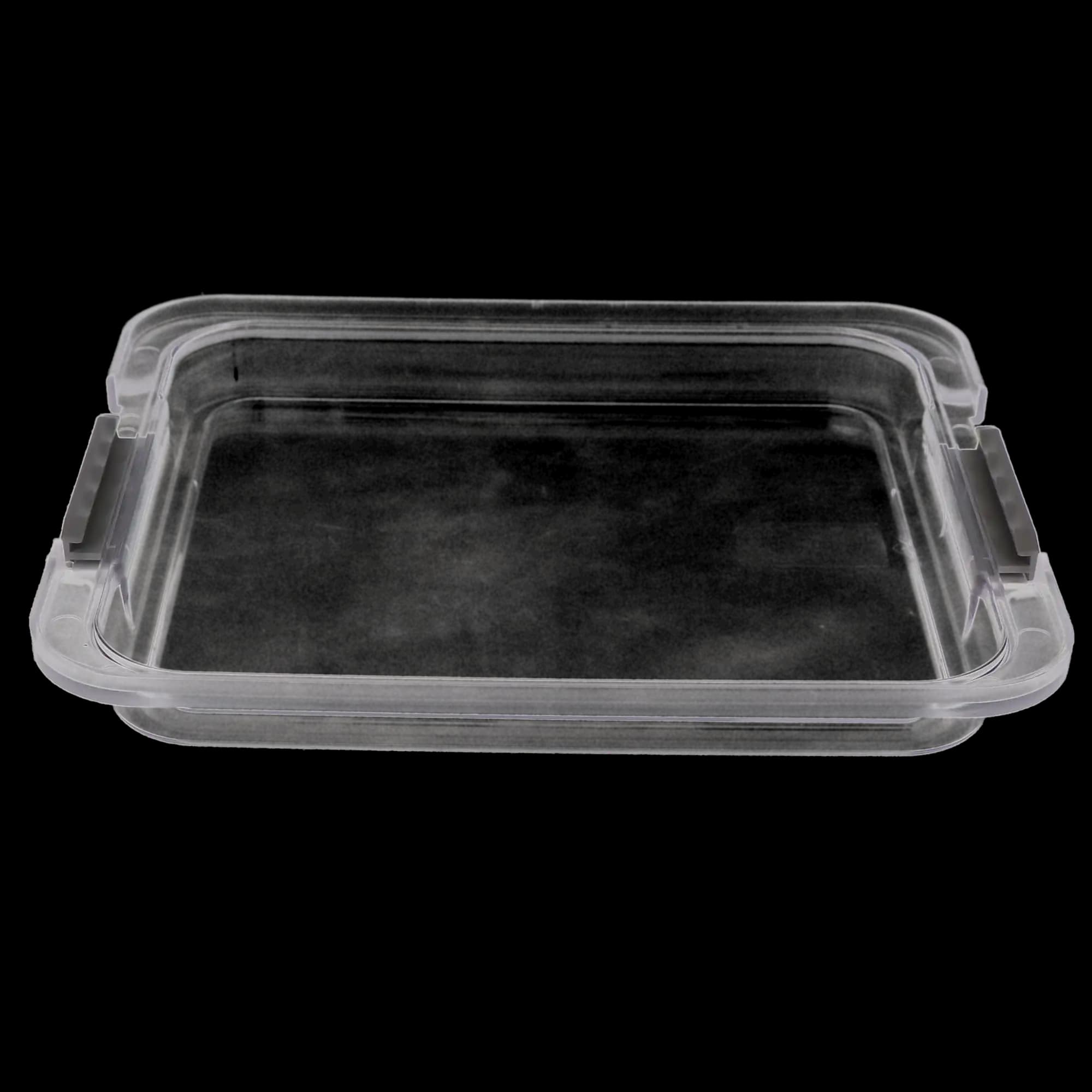 Zirc Safe-Lok Tall Tray Cover for B-Size Trays, Clear, 13-7/8" x 9-7/8" x 1-3/16", 20Z446 thumbnail 6