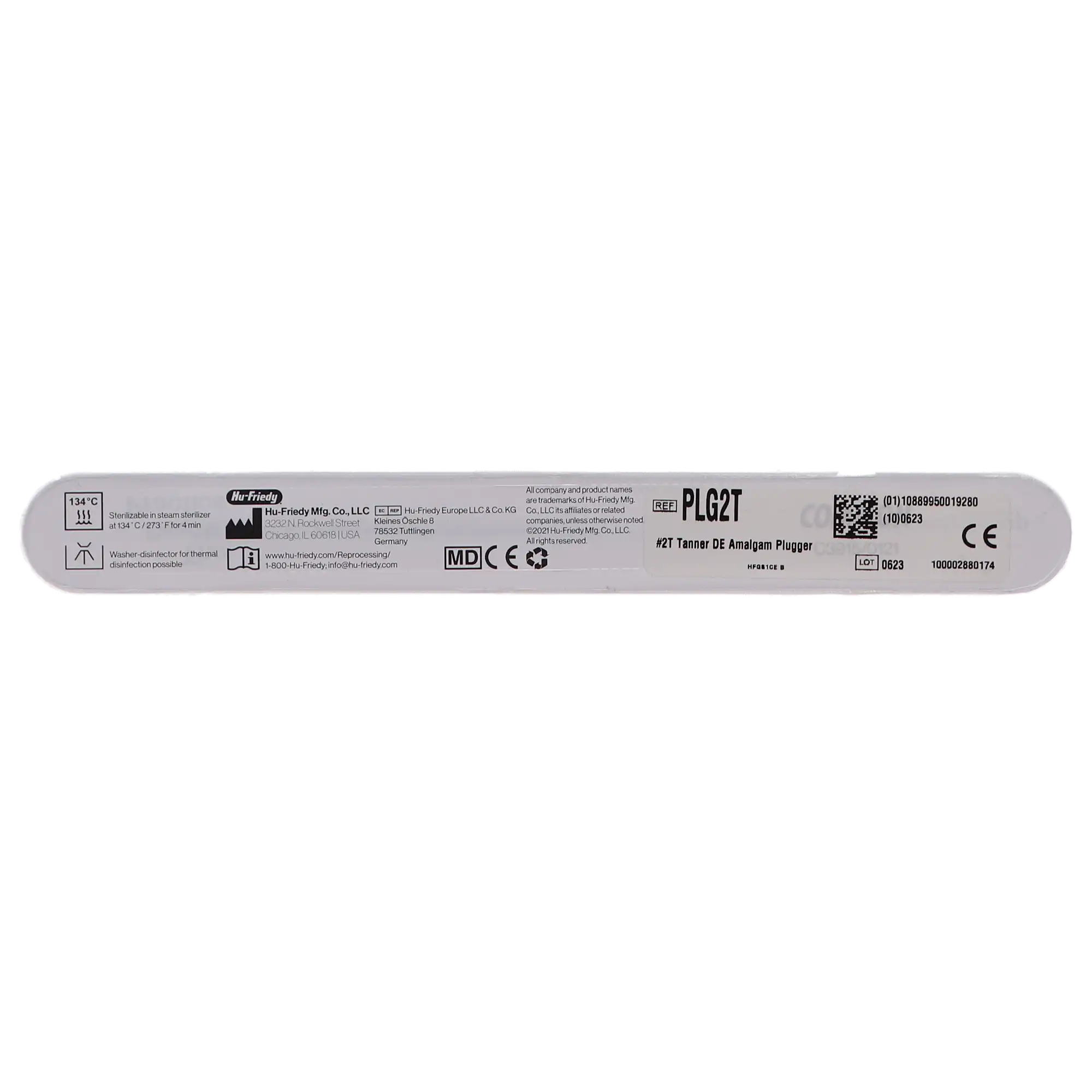 Hu-Friedy Plugger DE Amalgam 2T Tanner, #41 Round Handle, Double End, PLG2T thumbnail 4