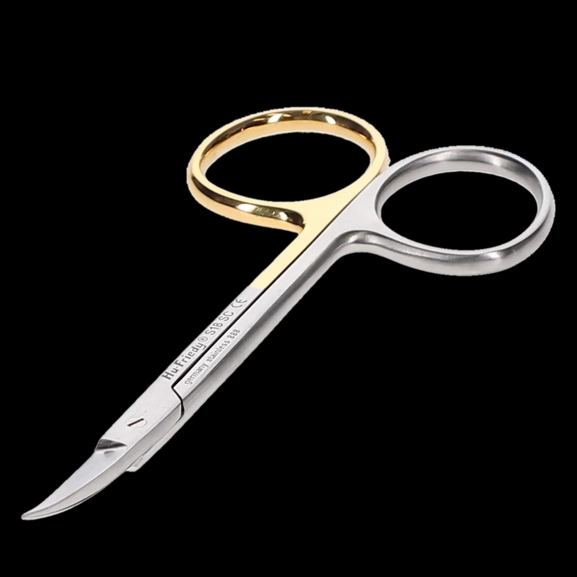 Hu-Friedy #18 Iris Curved Delicate Super-Cut Scissors, 4.5" (11.5 cm), S18SC thumbnail 3
