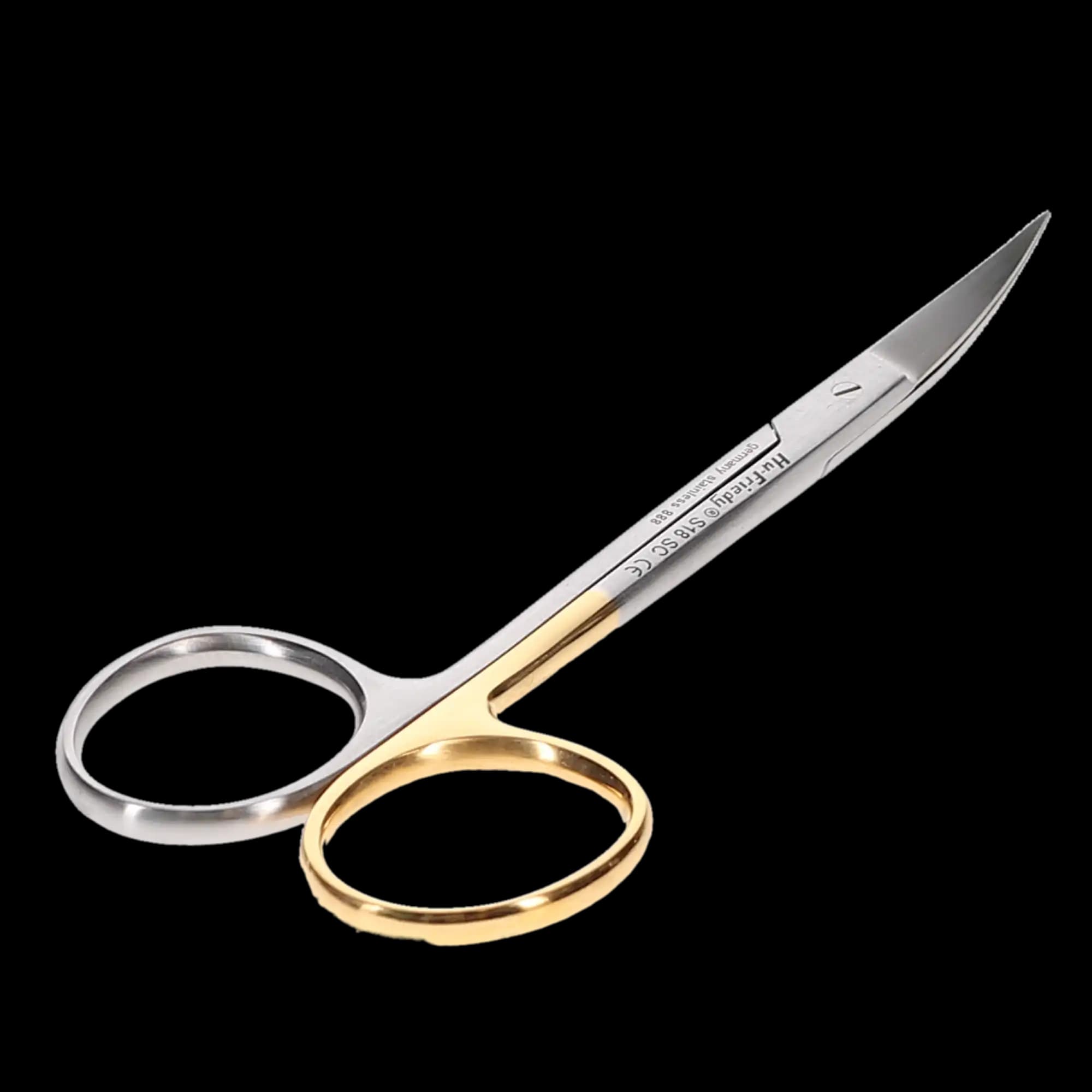Hu-Friedy #18 Iris Curved Delicate Super-Cut Scissors, 4.5" (11.5 cm), S18SC thumbnail 4