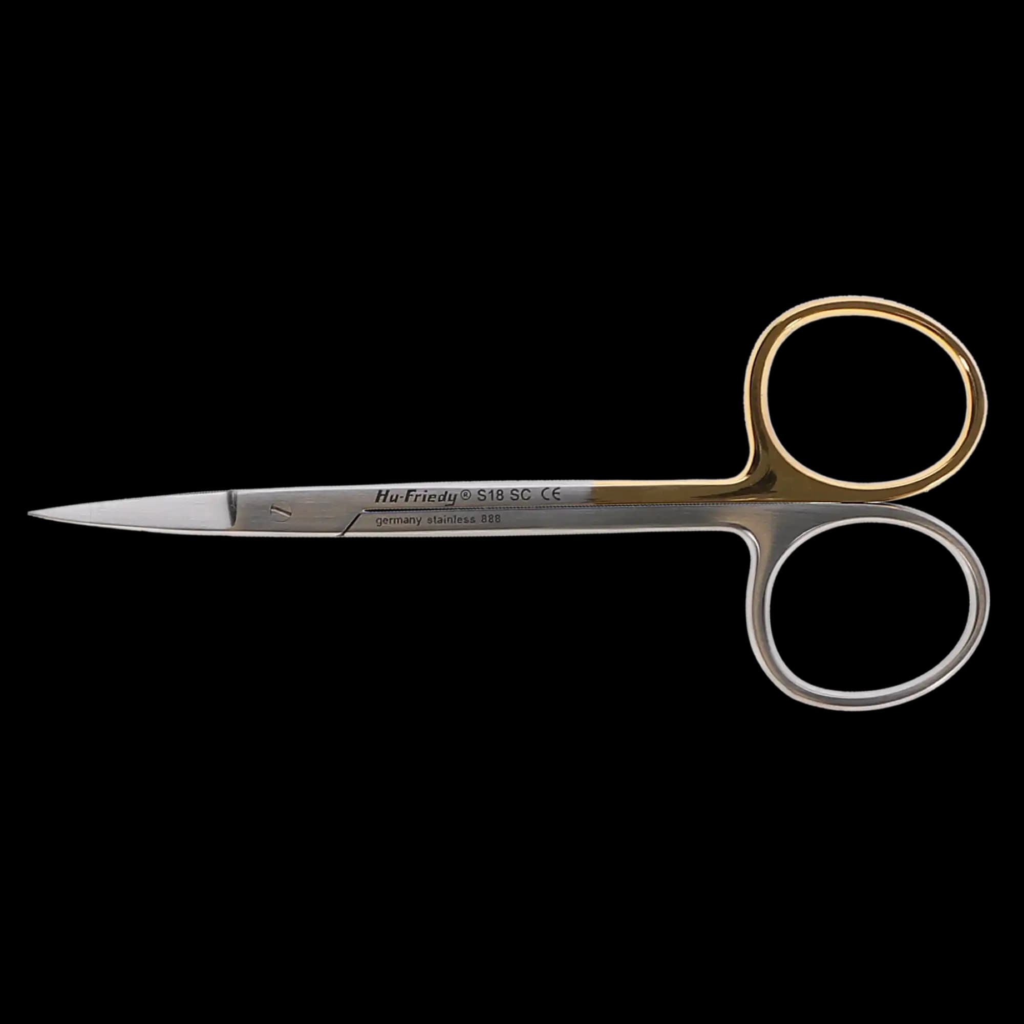 Hu-Friedy #18 Iris Curved Delicate Super-Cut Scissors, 4.5" (11.5 cm), S18SC thumbnail 6