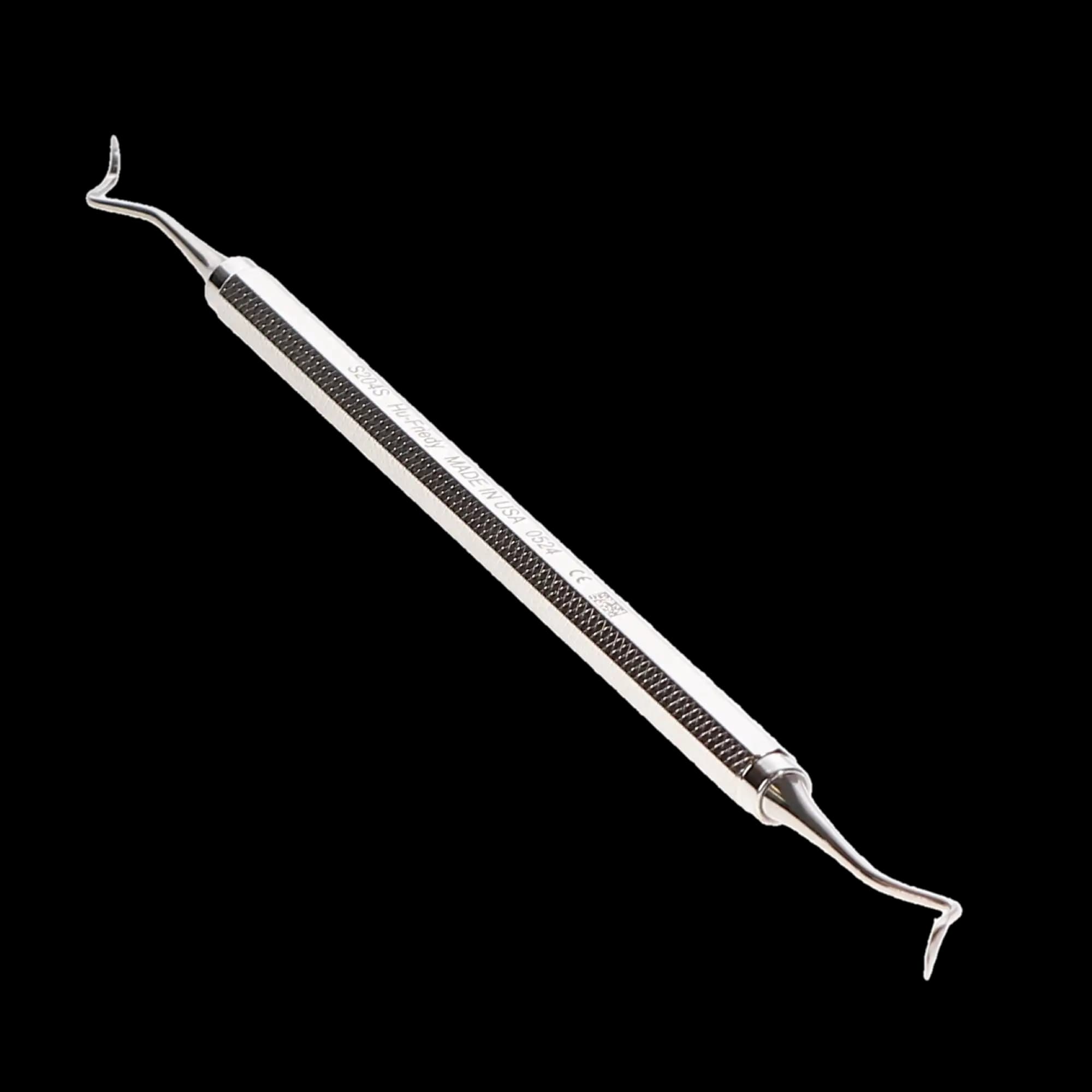 Hu-Friedy Sickle Scaler 204S, Double End, #2 Octagonal Handle, S204S thumbnail 3