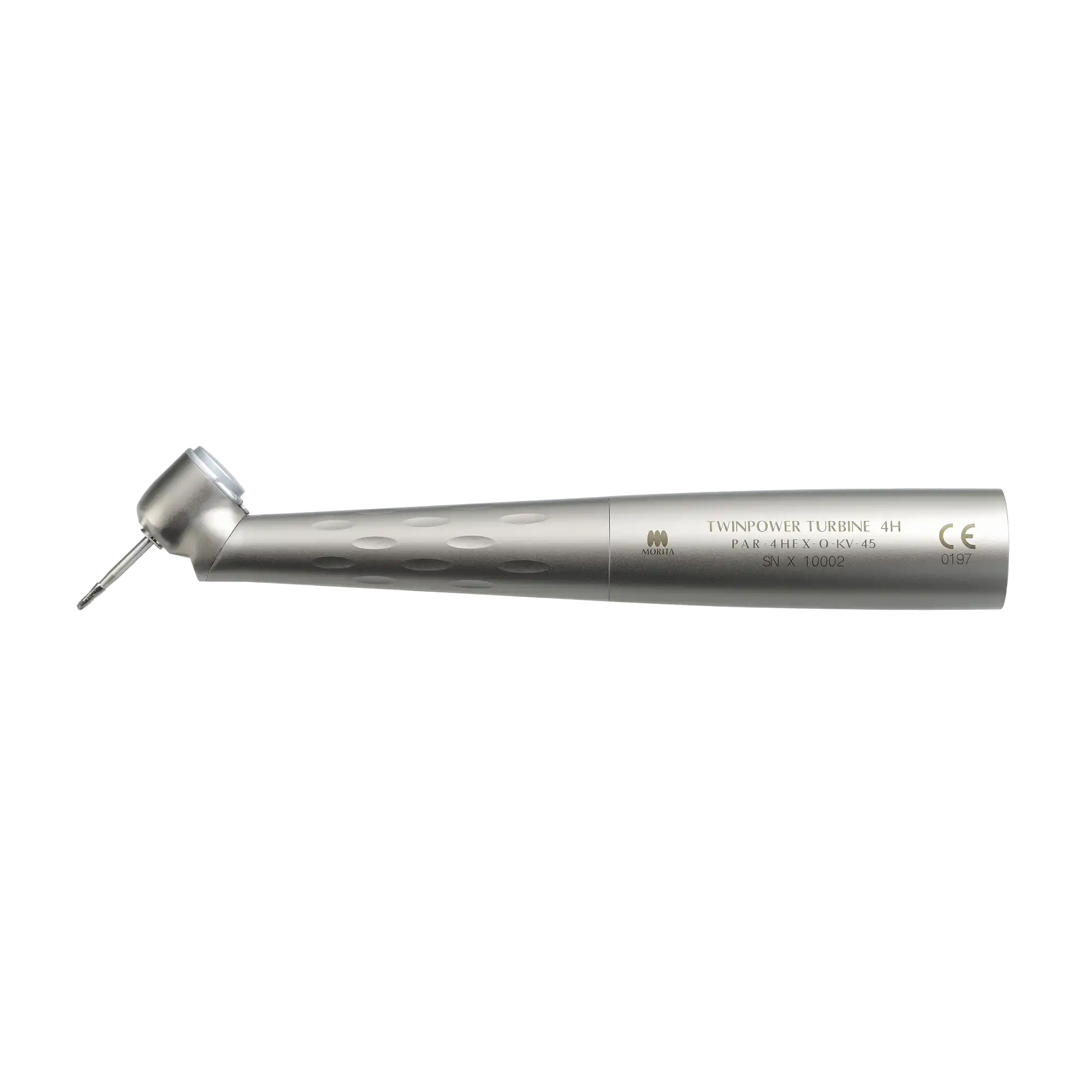 J. Morita TwinPower Turbine 45° High-Speed Air Handpiece with LED, Push-Button Autochuck, Triple Spray, for KaVo MULTIflex LUX, PAR-4HEX-O-KV-45 thumbnail 2