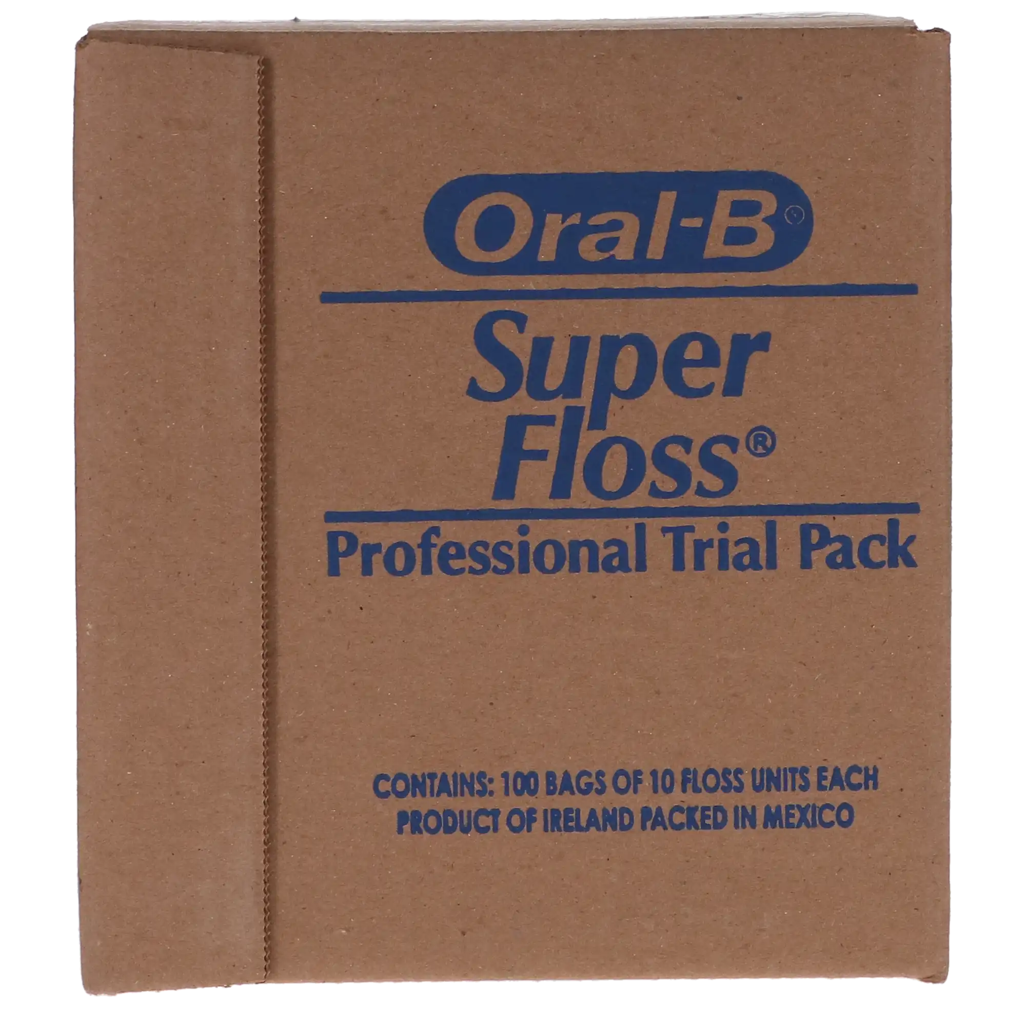 Oral-B Super Floss Sample Pack, Mint, Pre-Measured Strands, 10/Bx, 100 Bx/Case, 13265221 thumbnail 4
