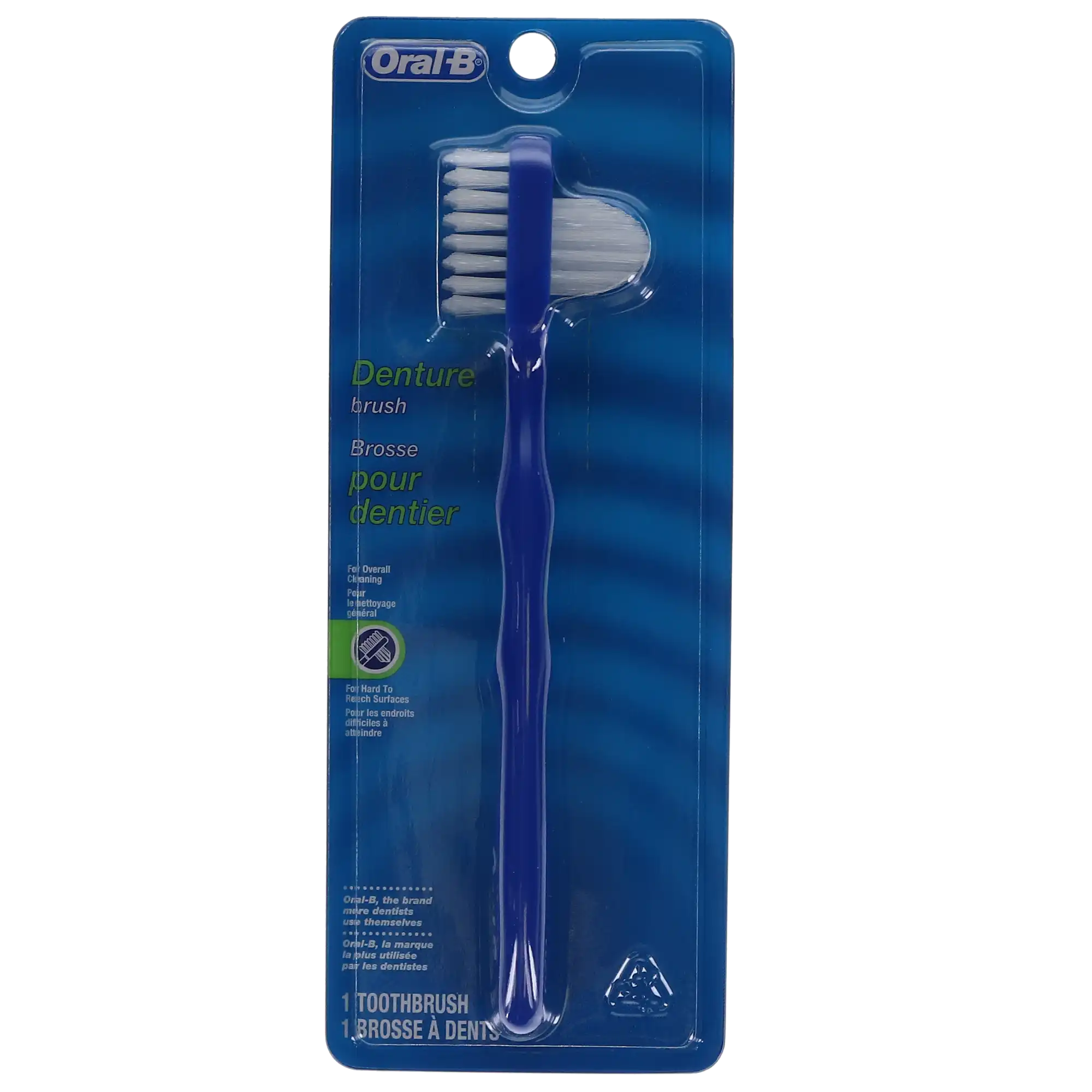 Oral-B Denture Brush, Dual Head, Firm Nylon Bristles, 6/Bx, 80310196 thumbnail 10