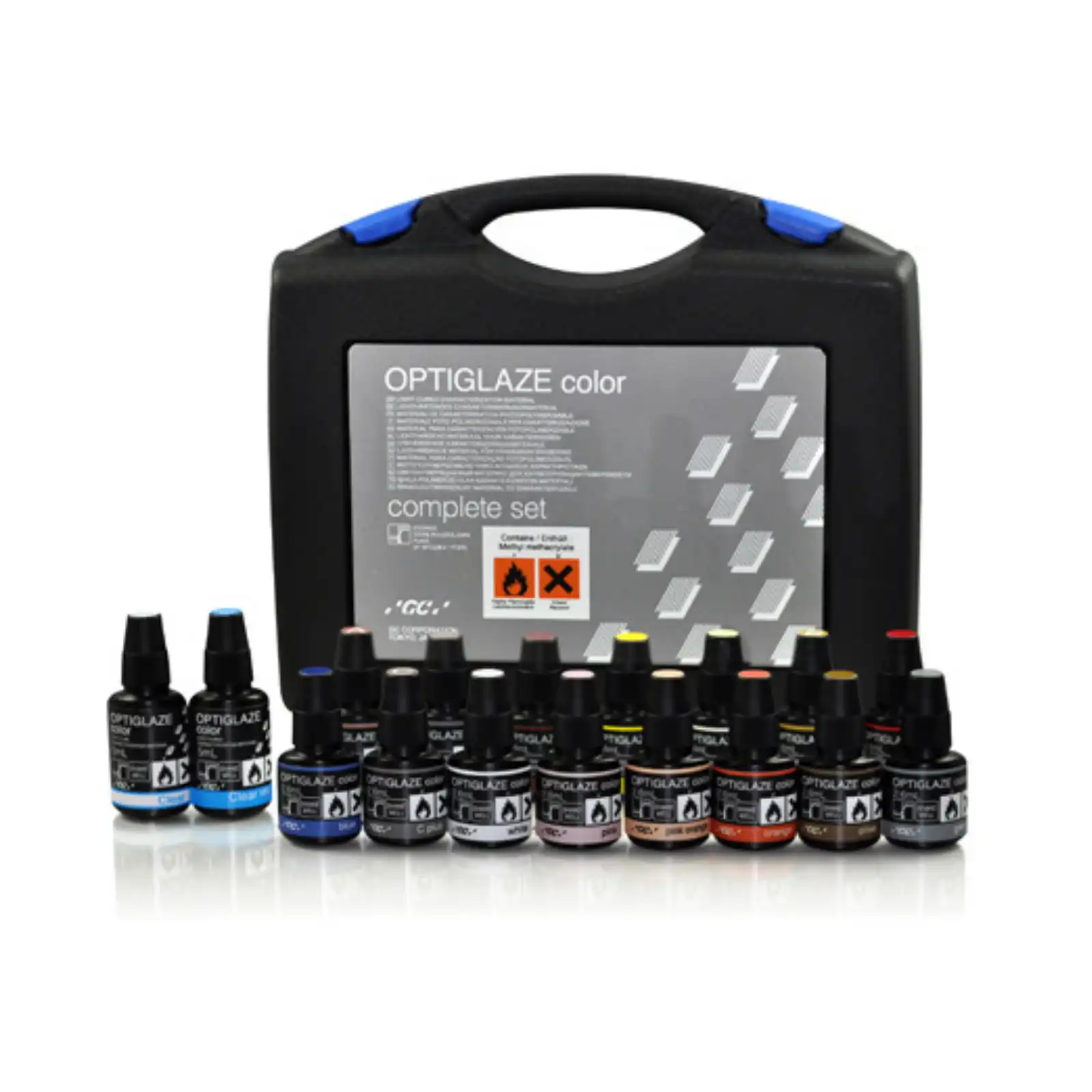 GC America OptiGlaze Color, Red Brown, 2.6 mL Bottle, #008417 thumbnail 9