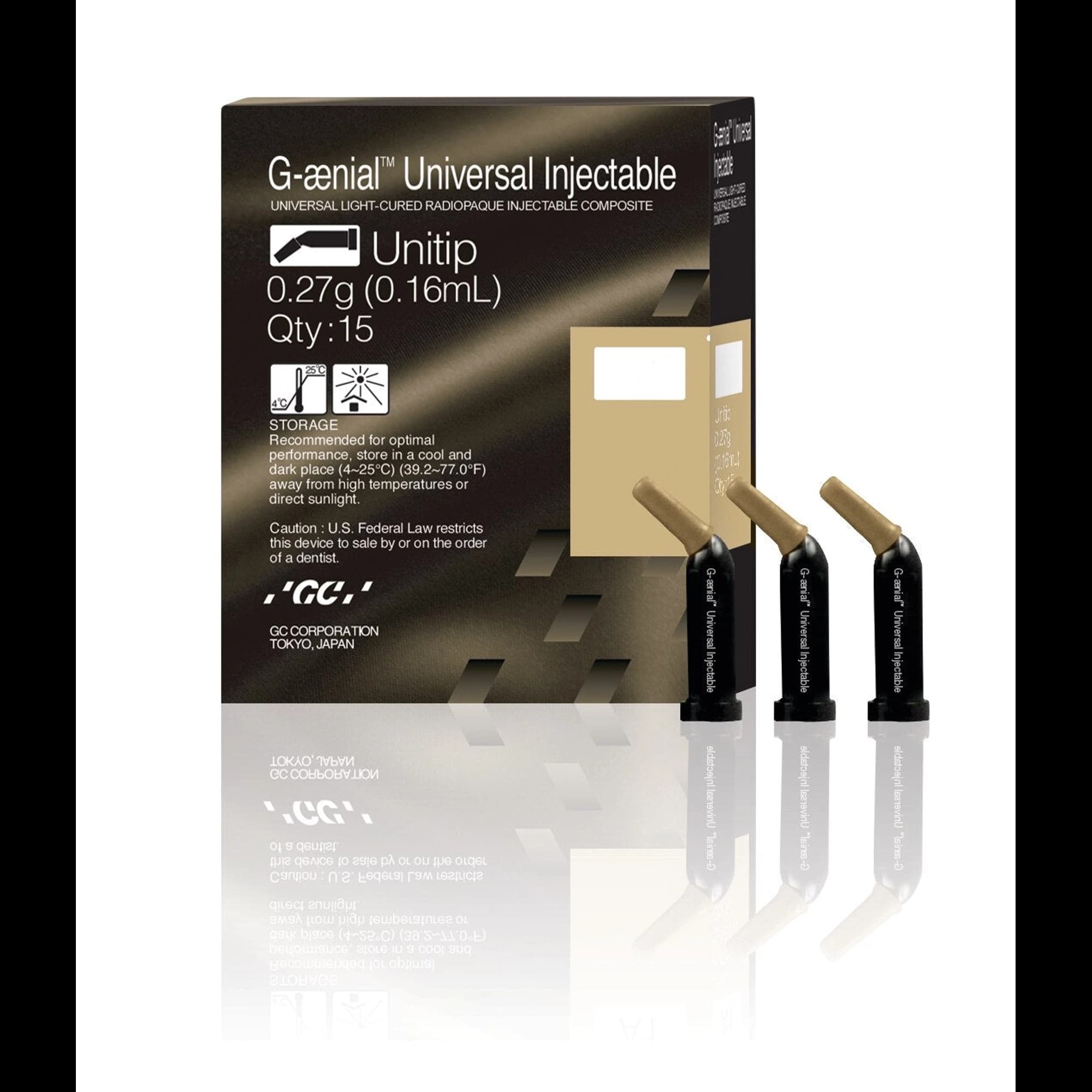 G-aenial Universal Injectable Composite Unitips, Shade A1, 0.16 mL, 15/Pkg, 012348 thumbnail 6