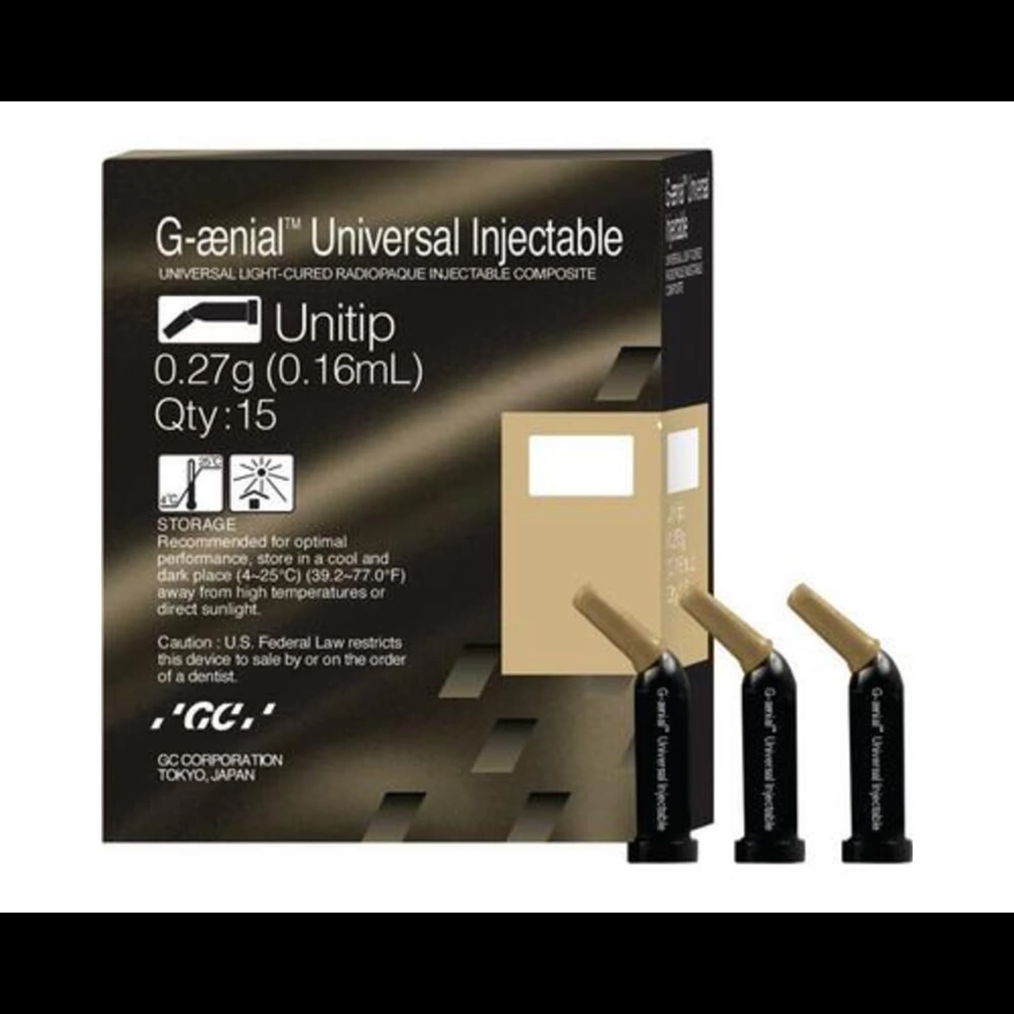 G-aenial Universal Injectable Composite Unitips, Shade A2, 0.16 mL, 15/Pkg, 012349 thumbnail 7