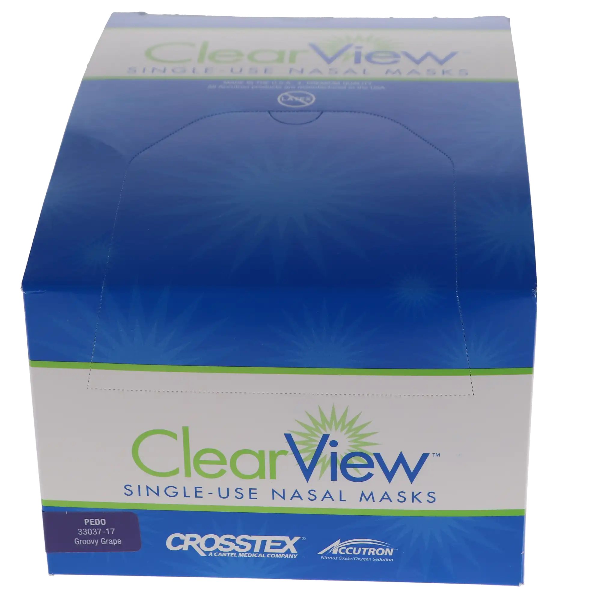 ClearView Nasal Mask and Capnography Bundle, Pediatric, Groovy Grape, Purple, 12/Pk, 33037-17-CAP thumbnail 5