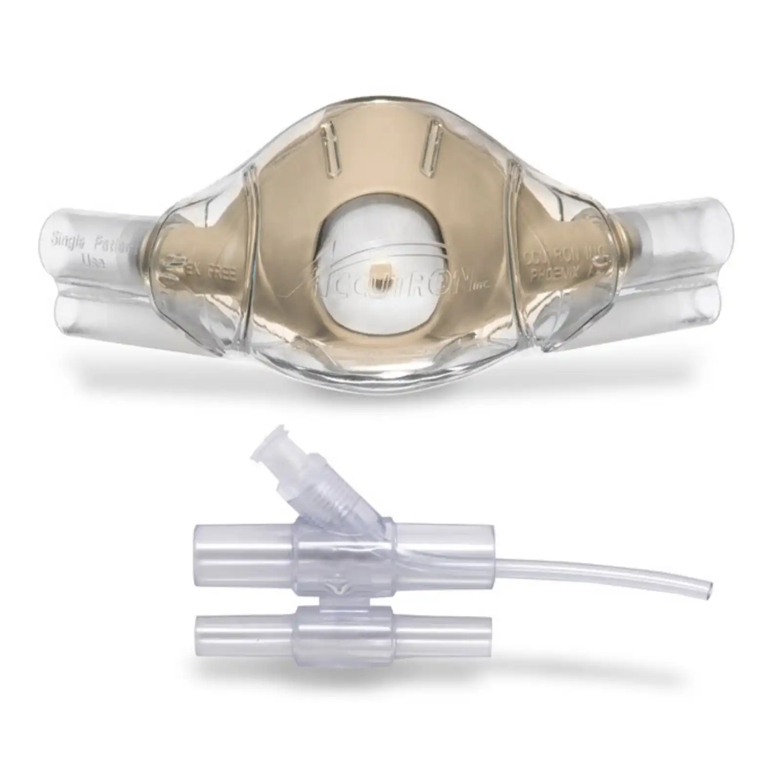ClearView™ Nasal Mask and Capnography Bundle, Pediatric, Unscented, Grey, 12/Box, 33037-9-CAP thumbnail 2
