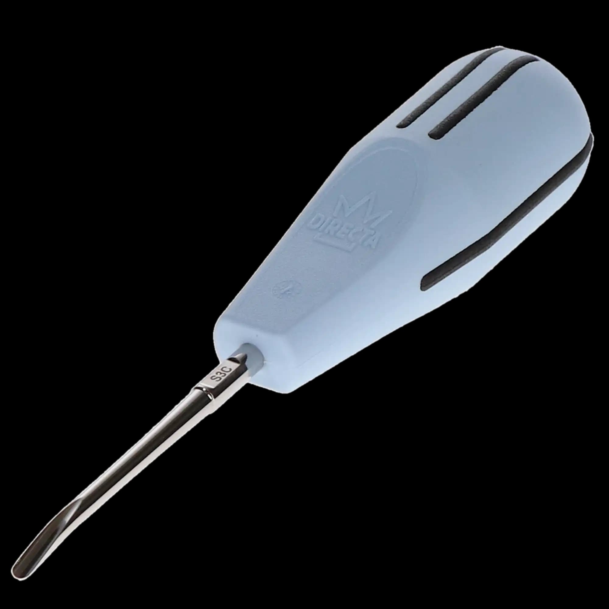 Directa Luxator Short Periotome, 3mm Curved Blade, Black, S3C, 1/Pk, 506359 thumbnail 3
