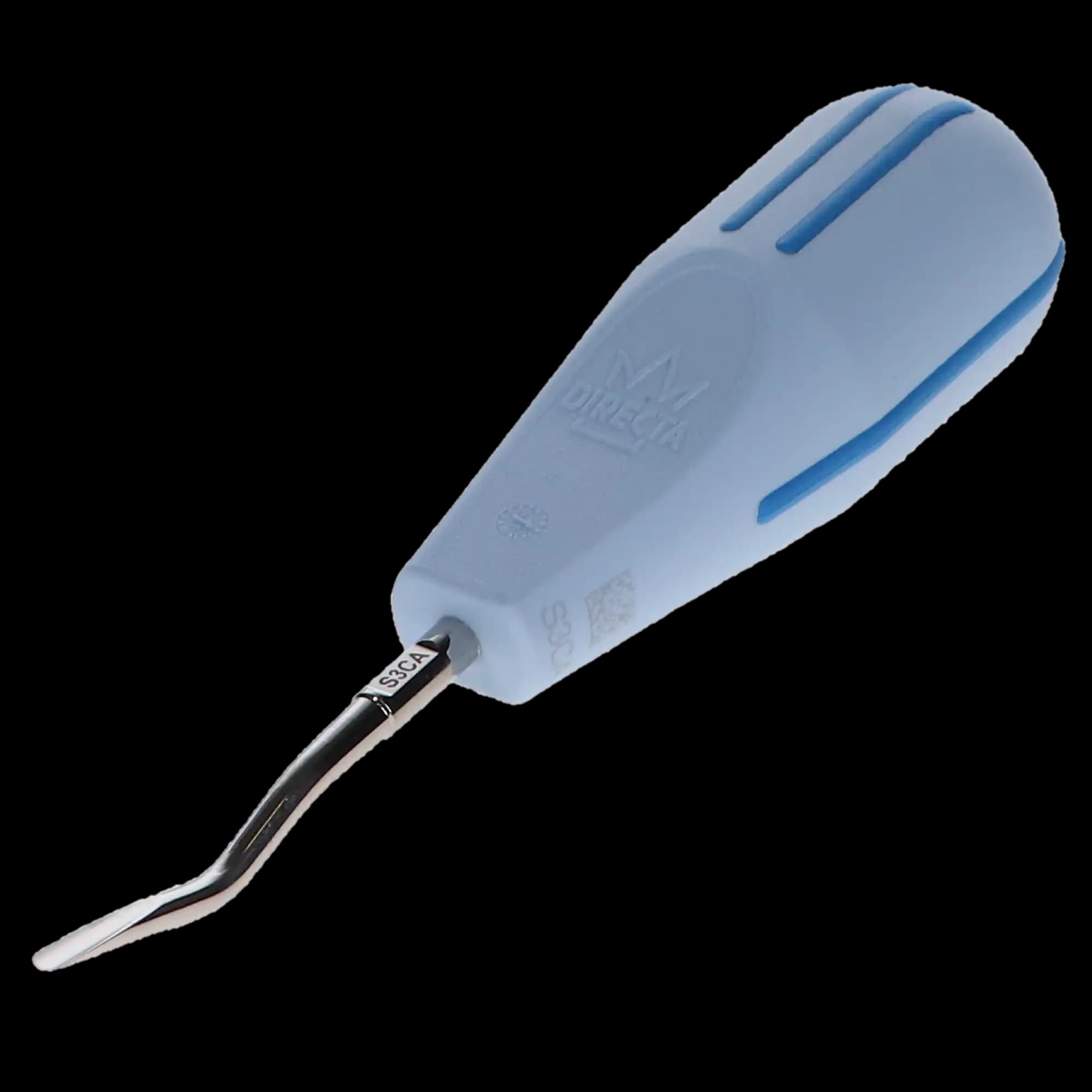 Luxator Short Periotome, 3mm Contra Angle Blade, Dark Blue, S3CA, 1/Pk, 506361 - Luxator® Short Periotome Contra Angle 3mm S3CA - Image 1