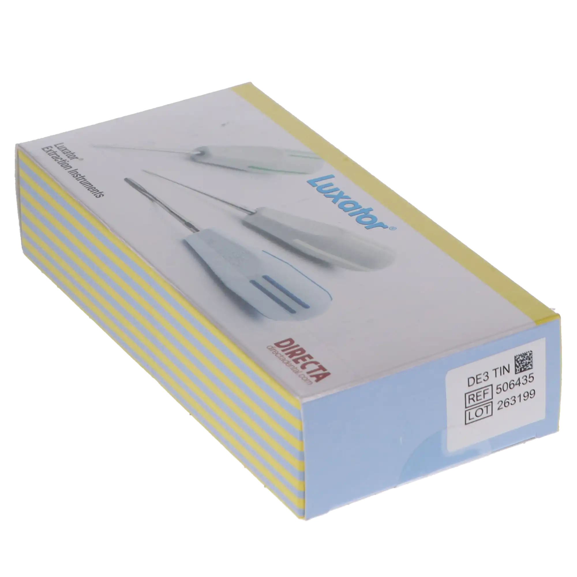 Directa Luxator Titanium Periotome, DE3, 3mm/1.5mm Dual Edge, Straight, Gray, 1/Pk, 506435 thumbnail 4