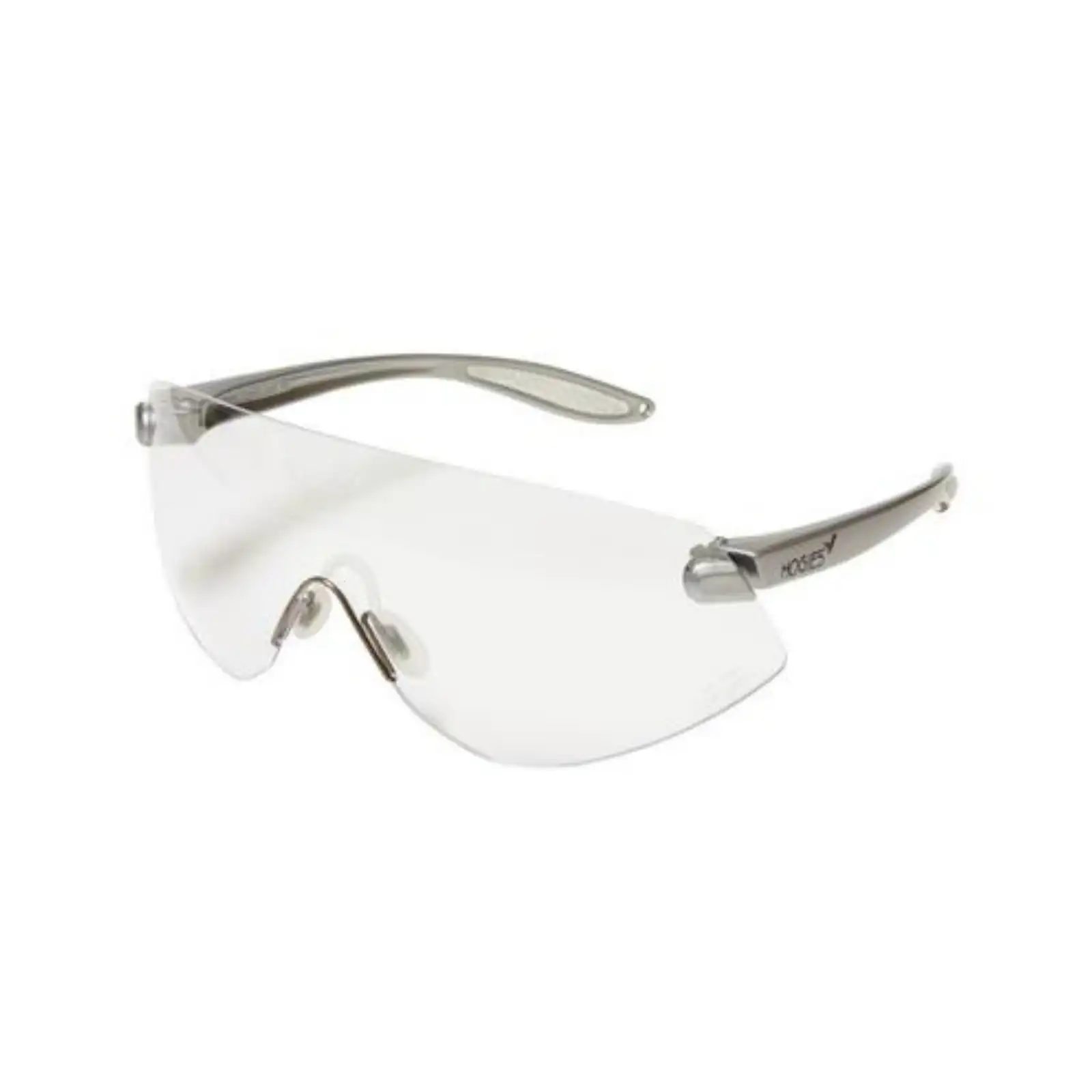 Hager Outback Protective Eyewear, Clear Lens, Silver Frame, One Size Fits All, 100710 thumbnail 10