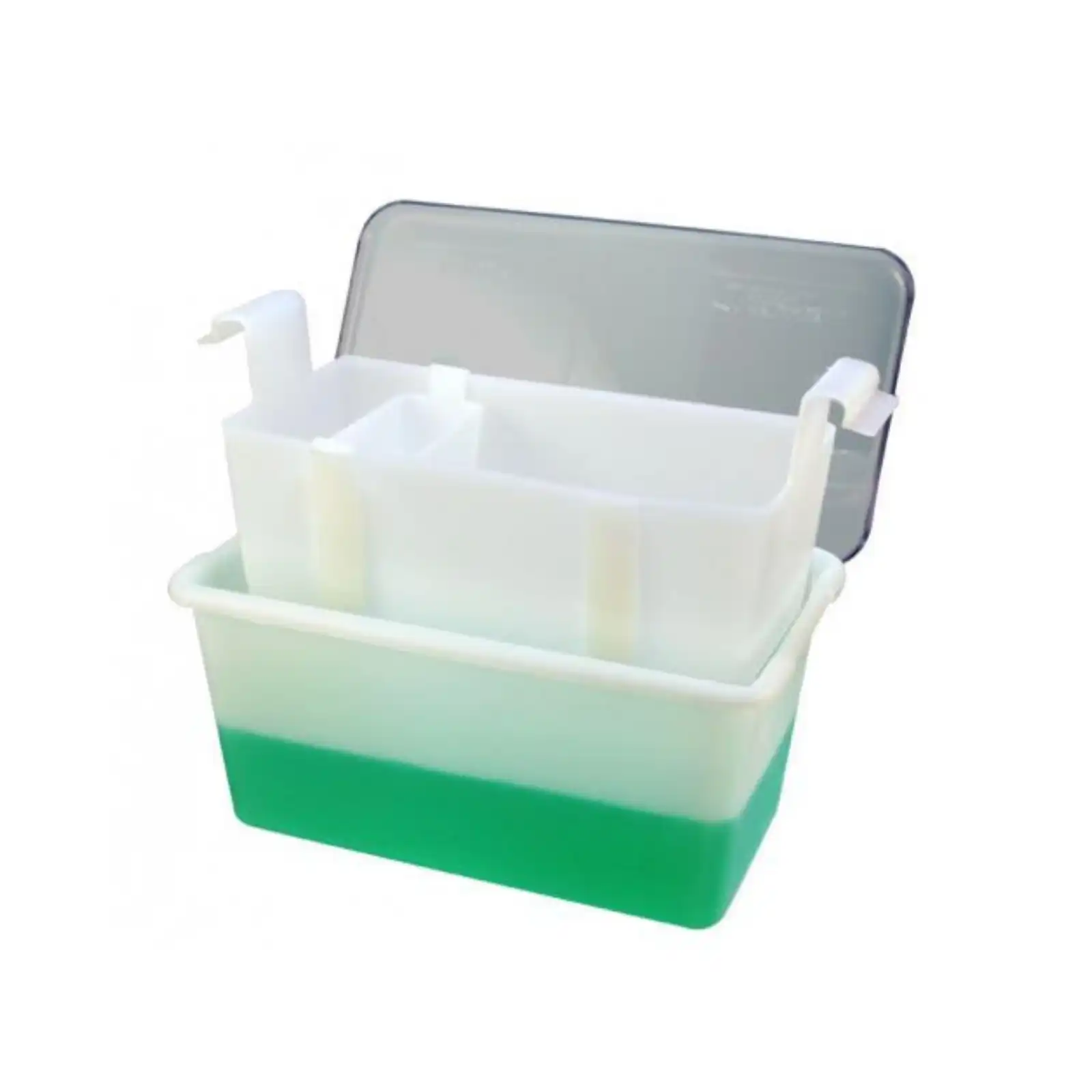 Cetylite C-Tub Instrument Receptacle, 1 Gallon, White with Gray Lid, 0106 thumbnail 8