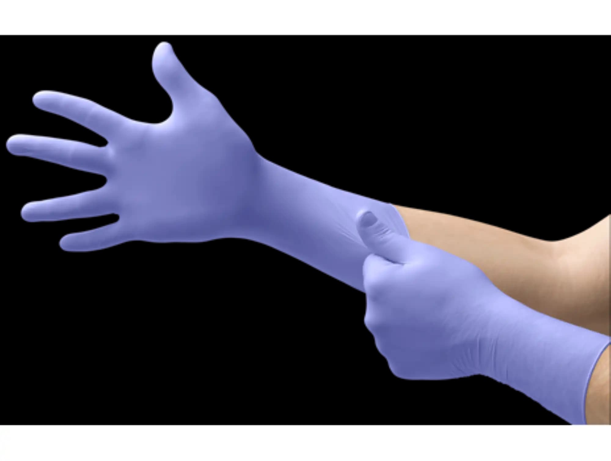Microflex Supreno EC PF Nitrile Exam Gloves, Powder-Free, Non-Sterile, Small, Blue, 50/Box thumbnail 2