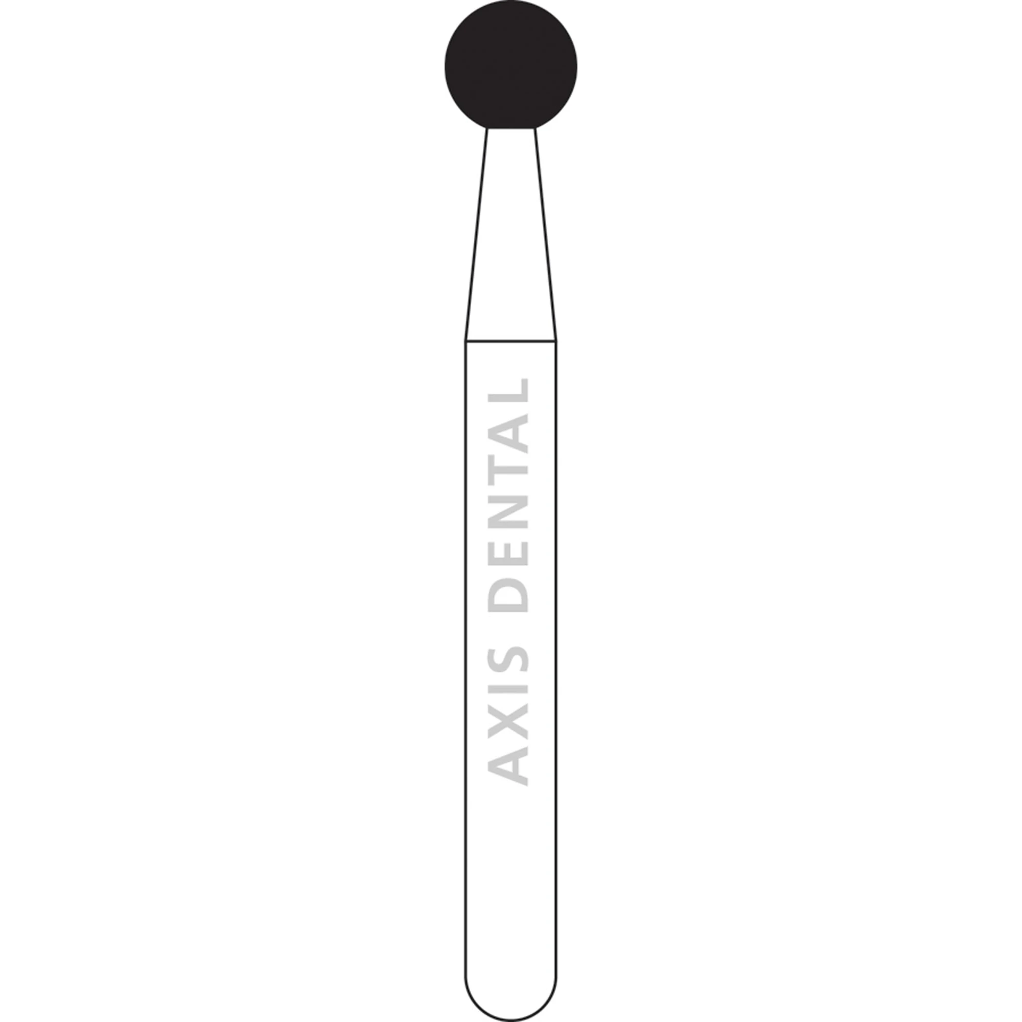 Kerr Zir-CUT Diamond Bur, FG, Round, #Z801-023, 2.3 mm, Z-Grit, Blue, 5/Pk thumbnail 2