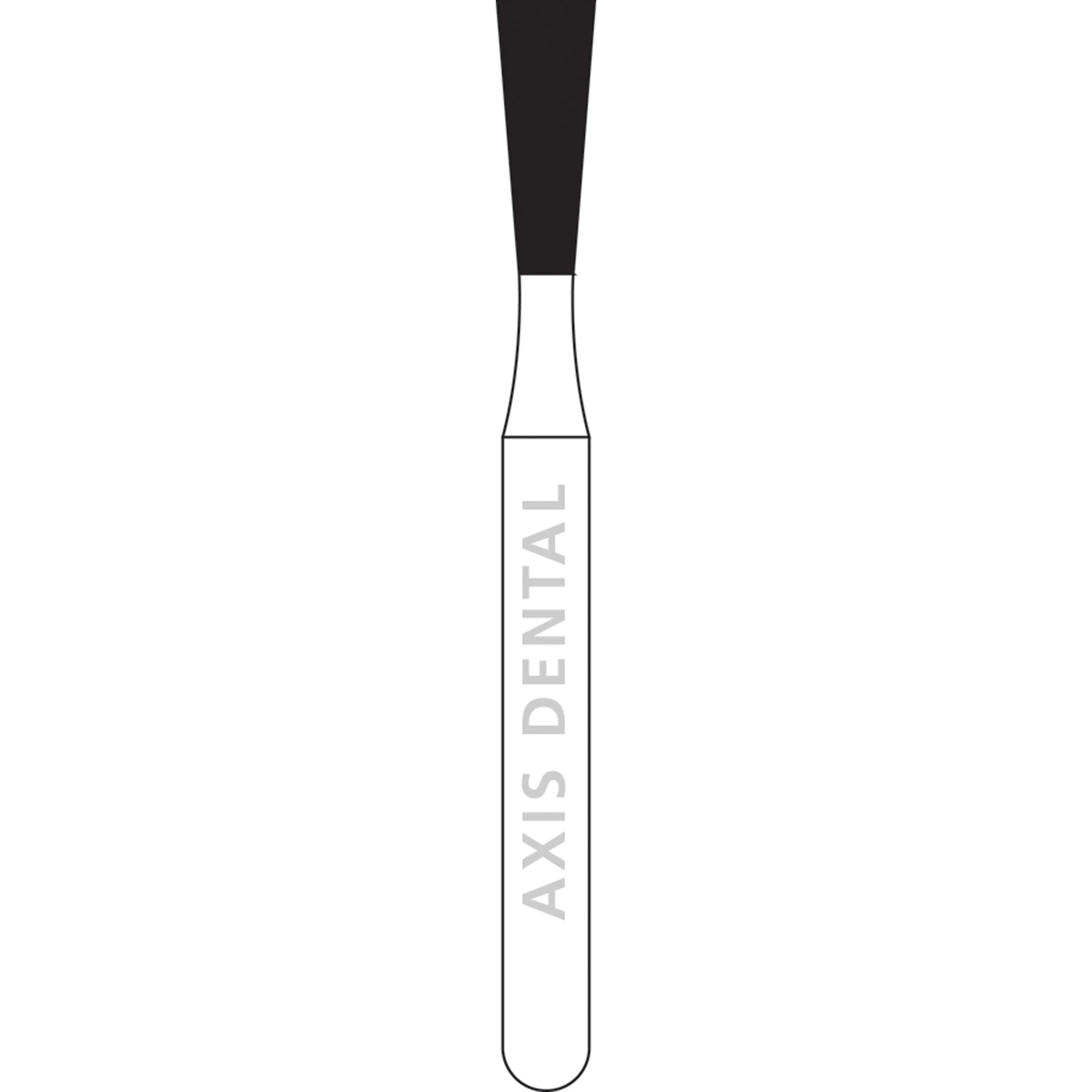 Kerr Zir-CUT Diamond Bur, FG, Long Inverted Cone, #Z807-018, 1.8 mm Diameter, 5.0 mm Length, Blue, 5/Pkg thumbnail 2