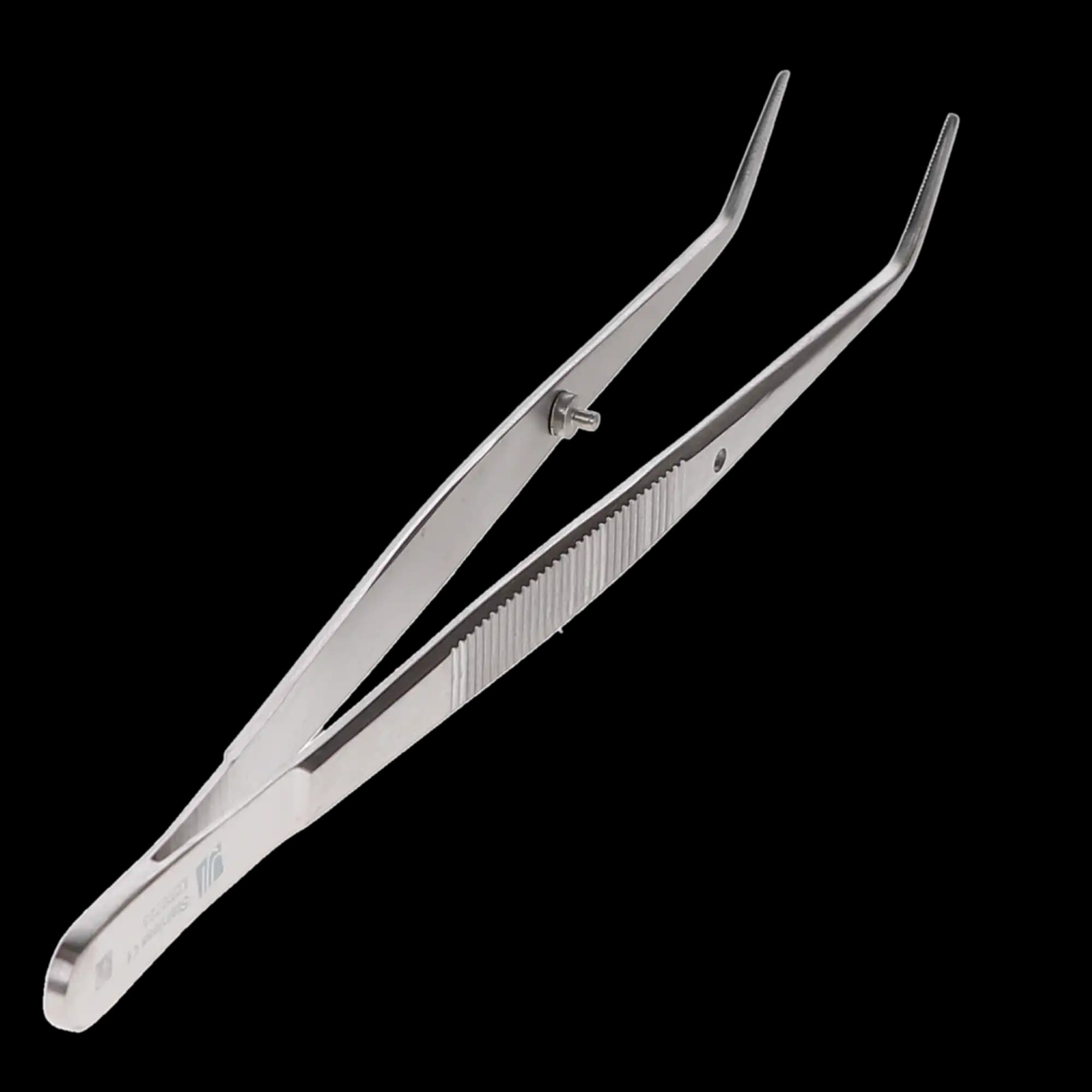 J&J Instruments #317 College Cotton & Dressing Pliers, Serrated Tips, 6", 08-200 thumbnail 3