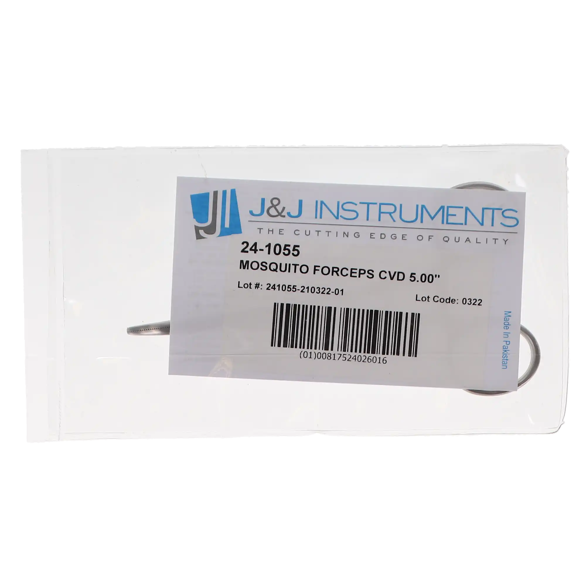 J&J Instruments Halstead Mosquito Hemostatic Forceps, 5" Curved, 24-1055 thumbnail 4