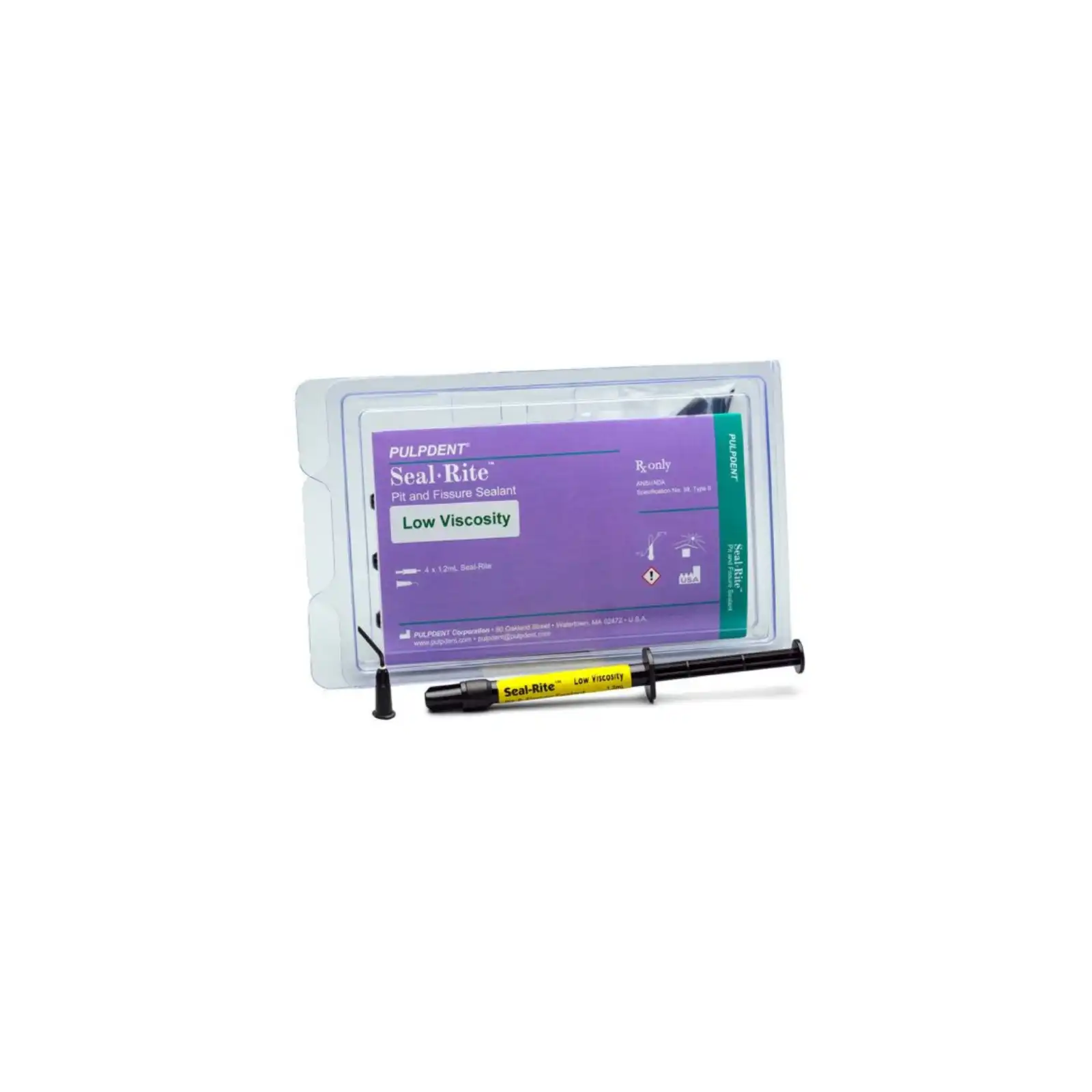 Seal-Rite™ Pit and Fissure Sealant, Regular Viscosity Procedure Kit, 1.2 mL Syringe, Off White, 1 Kit thumbnail 2
