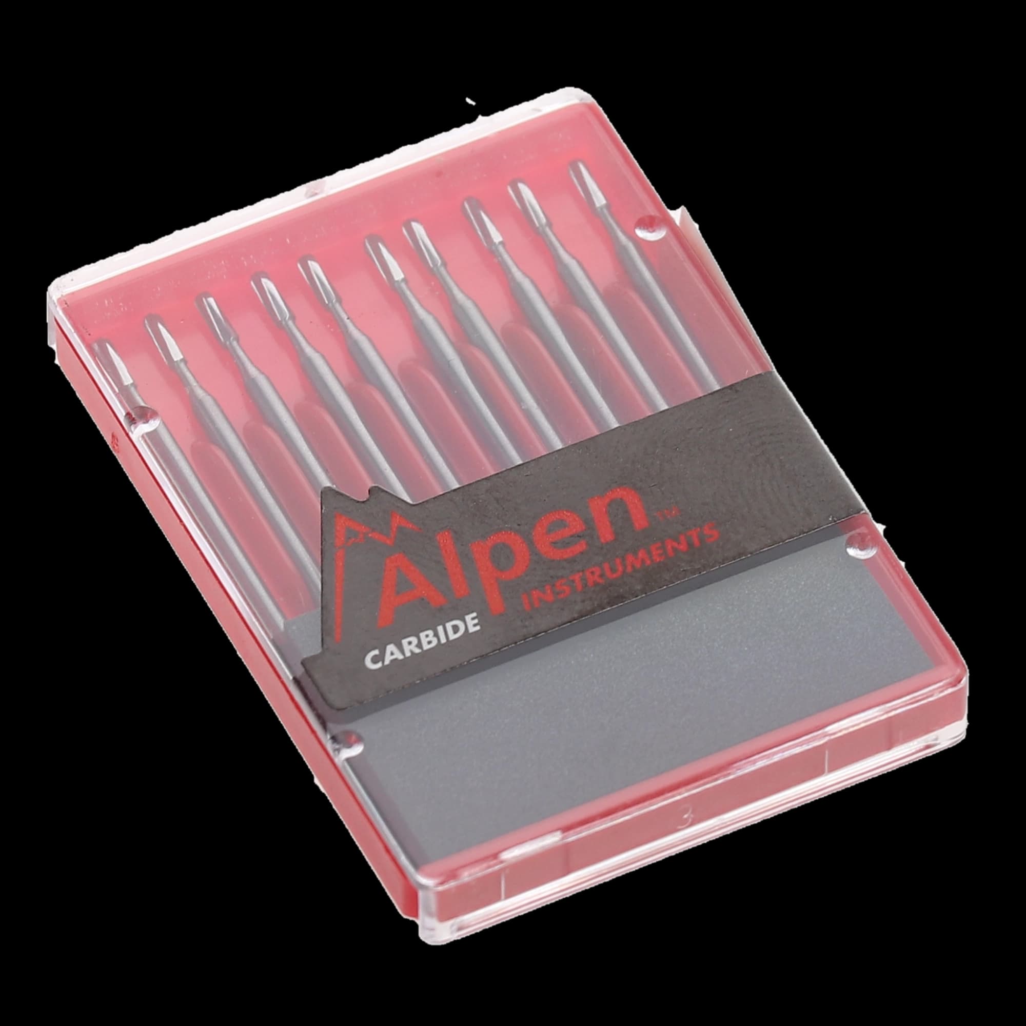 Alpen FGOS Surgical Carbide Bur, Round End Fissure, #1158, 1.2 mm, 10/Pk, R501158 thumbnail 5