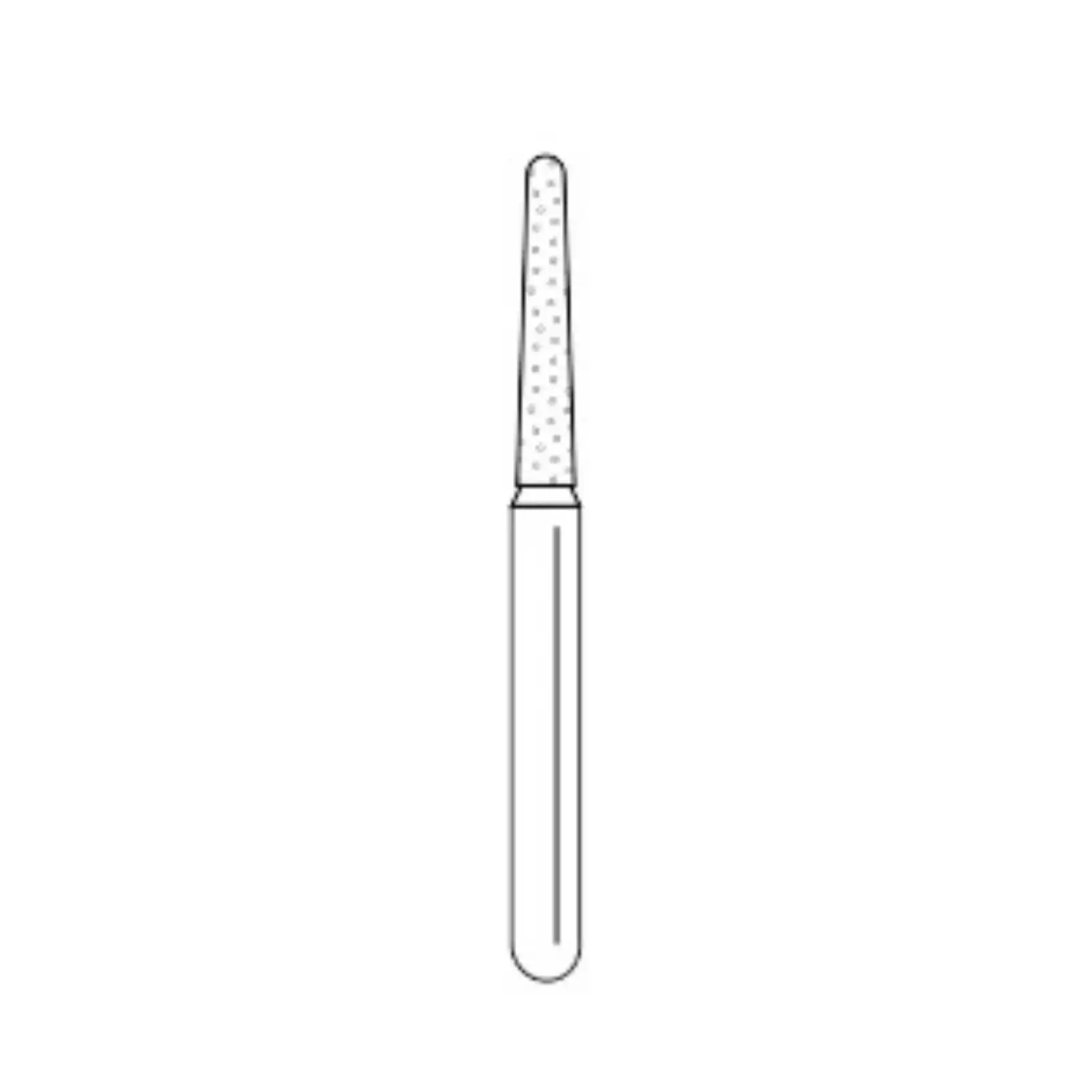 Solo Diamond Single-Use Burs, FG, Round-End Taper, # 1114.8, 1.4 mm, Fine, Red, 25/Pk, 856014F - Solo Diamond Single-Use Burs, FG, Round-End Taper, # 1114.8, 1.4 mm, Fine, Red, 25/Pk, 856014F - Image 1
