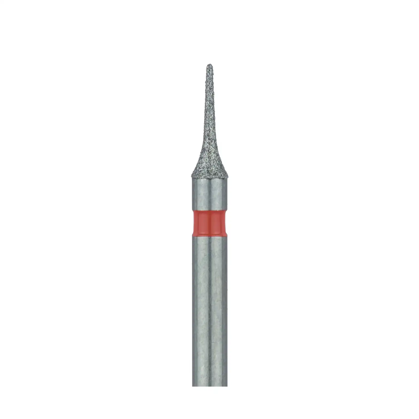 Meisinger Multi-Use Diamond Bur, Friction Grip, Interproximal, Mosquito Shape, 820F, 1.6 mm Head, Fine Grit, Red Ring, 5/Pk, 820F-016-FG thumbnail 3