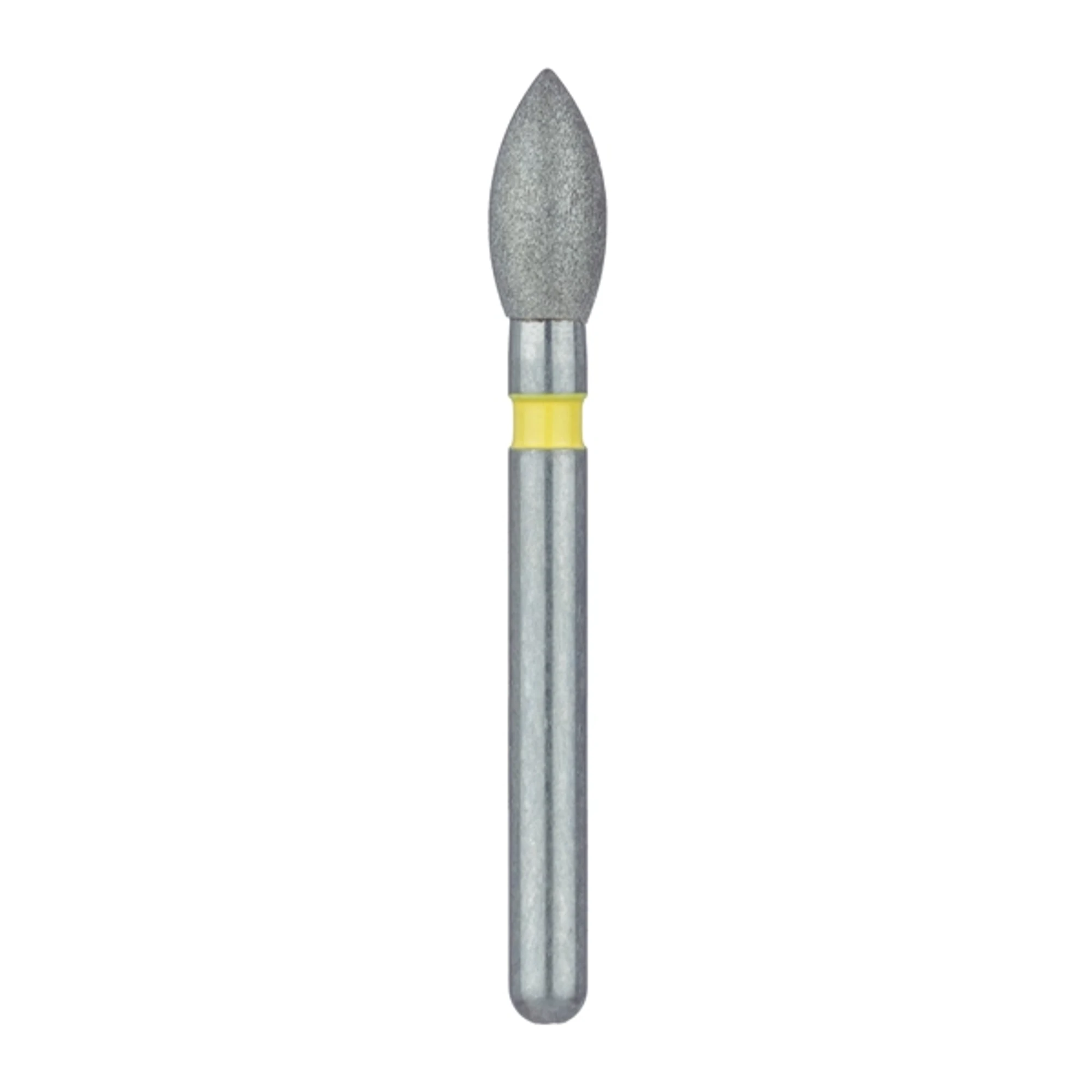 Meisinger Multi-Use Diamond Bur, FG, Pointed Football, #830C, 2.3 mm, Extra Fine, Yellow, 5/Pk, 830C-023-FG thumbnail 3
