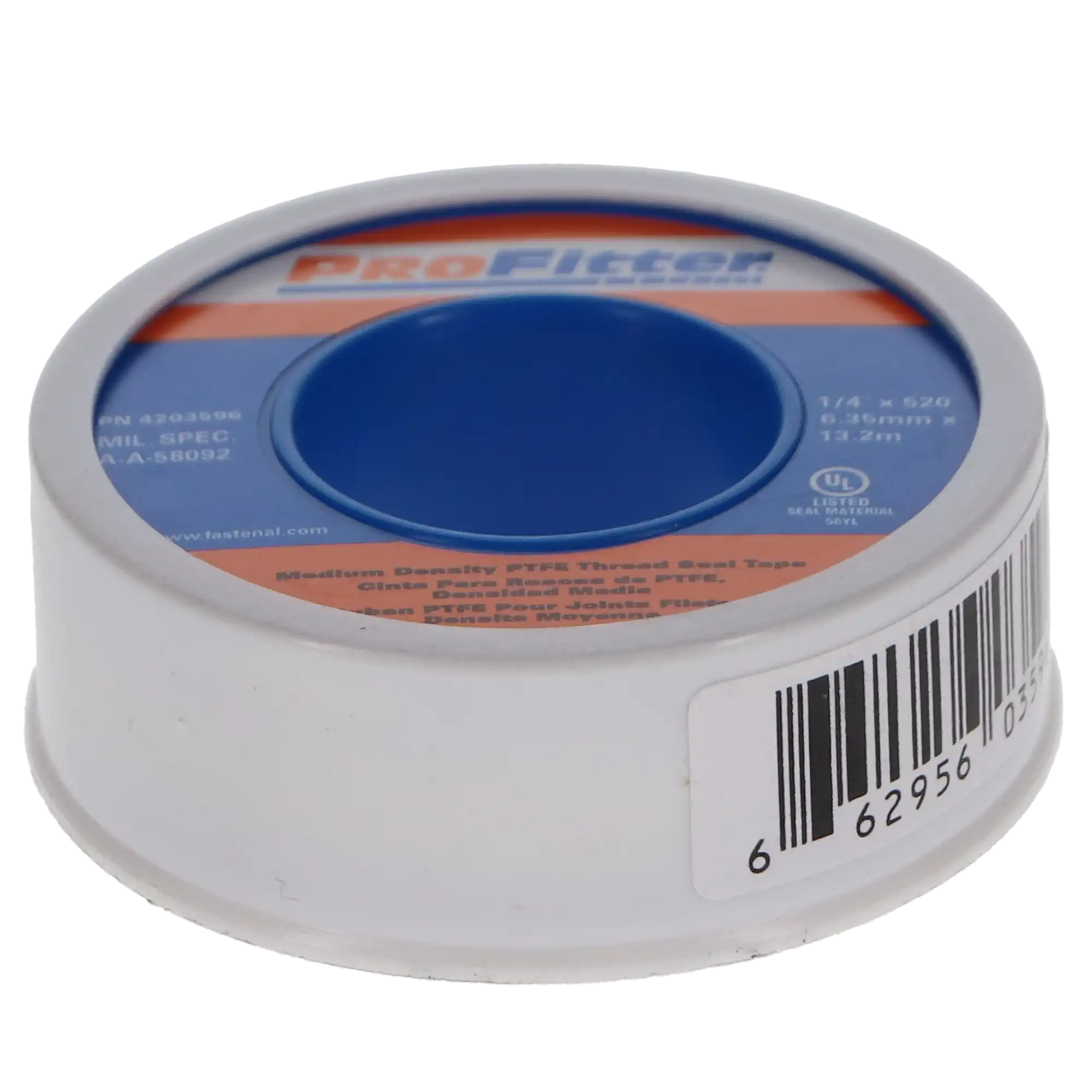 DCI International Teflon Tape, 1/4" x 14.44 Yards, Single Roll, 9950 thumbnail 2