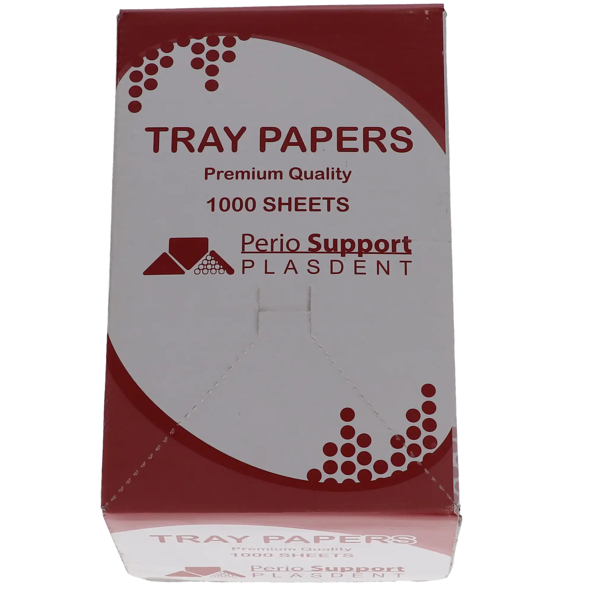 Plasdent F-Size Mini Paper Tray Covers, 5" x 8.25", Blue, 1000/Box, PAP-F2 thumbnail 4