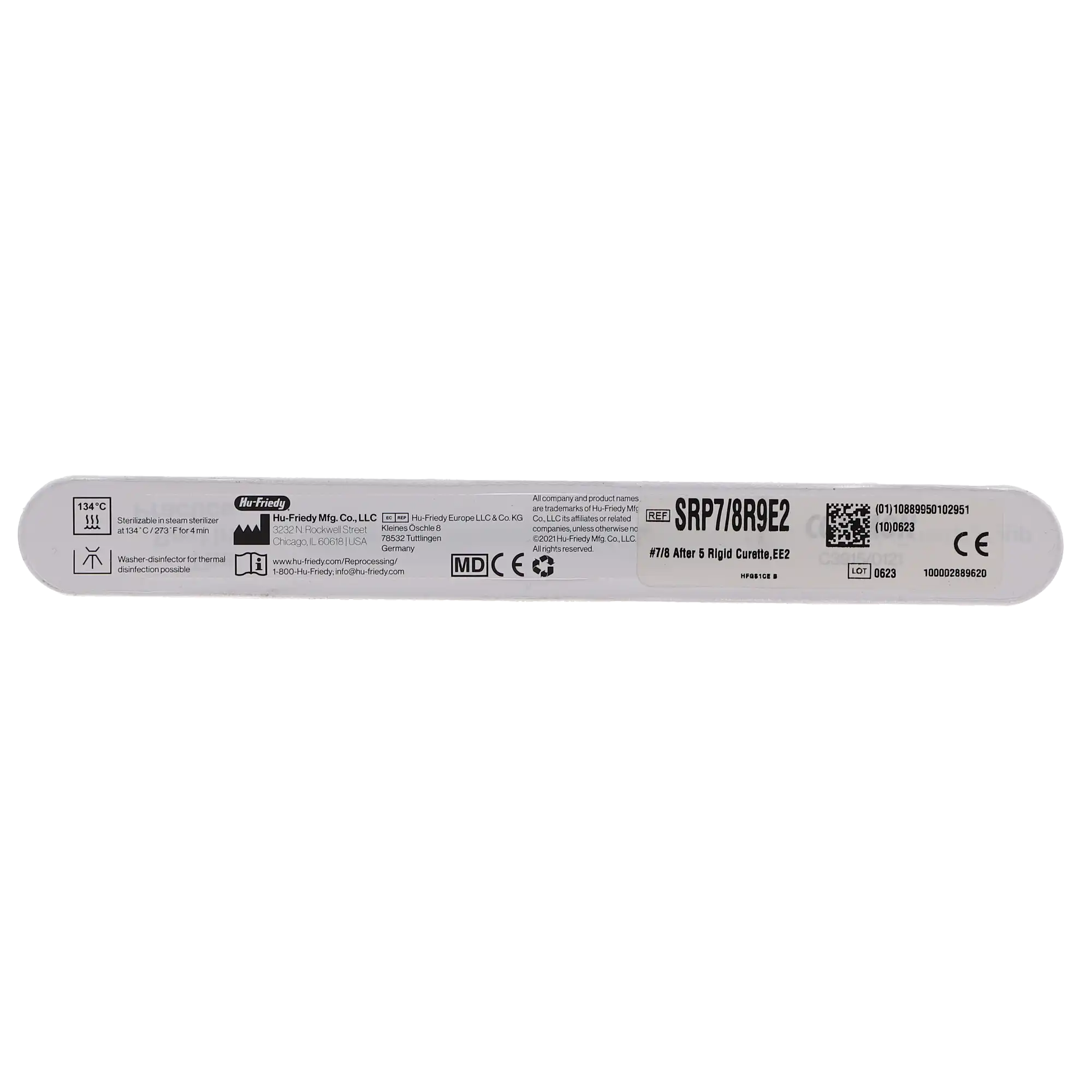 Hu-Friedy After Five Gracey Curette 7/8 Rigid, Double-Ended, #9 EverEdge 2.0 Handle, SRP7/8R9E2 thumbnail 4