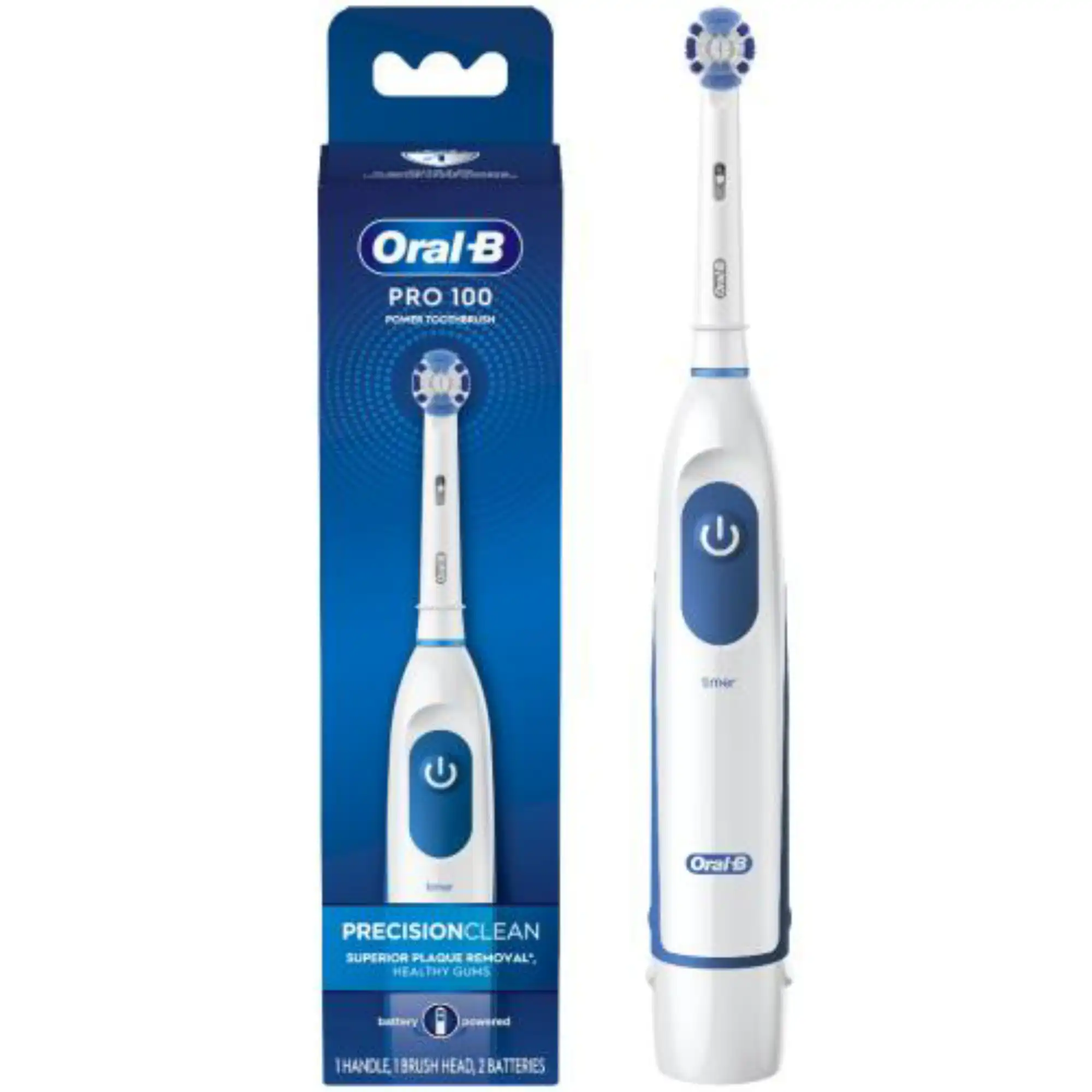 Oral-B Pro 100 Precision Clean Battery Toothbrush - Oral-B Pro 100 Precision Clean Battery Toothbrush - Image 1