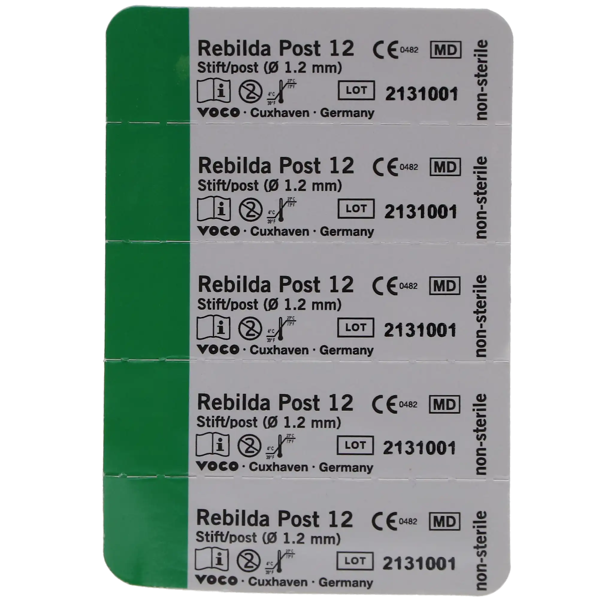 Rebilda® Post System Fiber-Reinforced Endodontic Posts, Size 12 (1.2 mm), White, 5/Pk, 1772 thumbnail 8