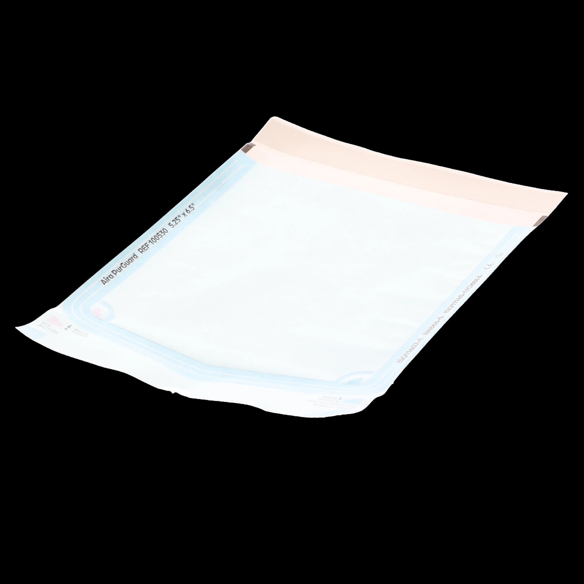 Aira Self-Sealing Sterilization Pouch, Class 4, Paper/Blue Film, 5.25" x 6.5", 200/Box, 100530 thumbnail 2