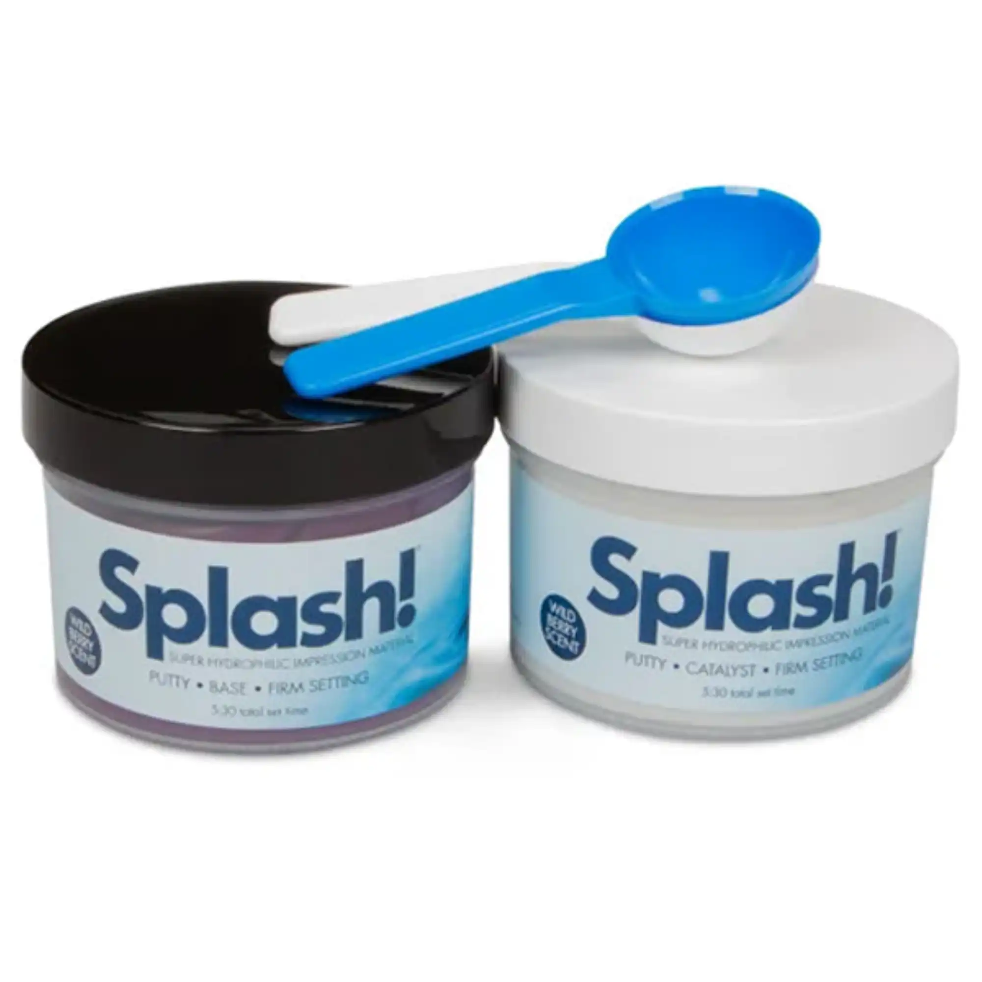 Splash! Regular Set Putty, VPS Impression Material, 250 mL Base & 250 mL Catalyst Jars, Wild Berry Scent, SPD1212 thumbnail 6