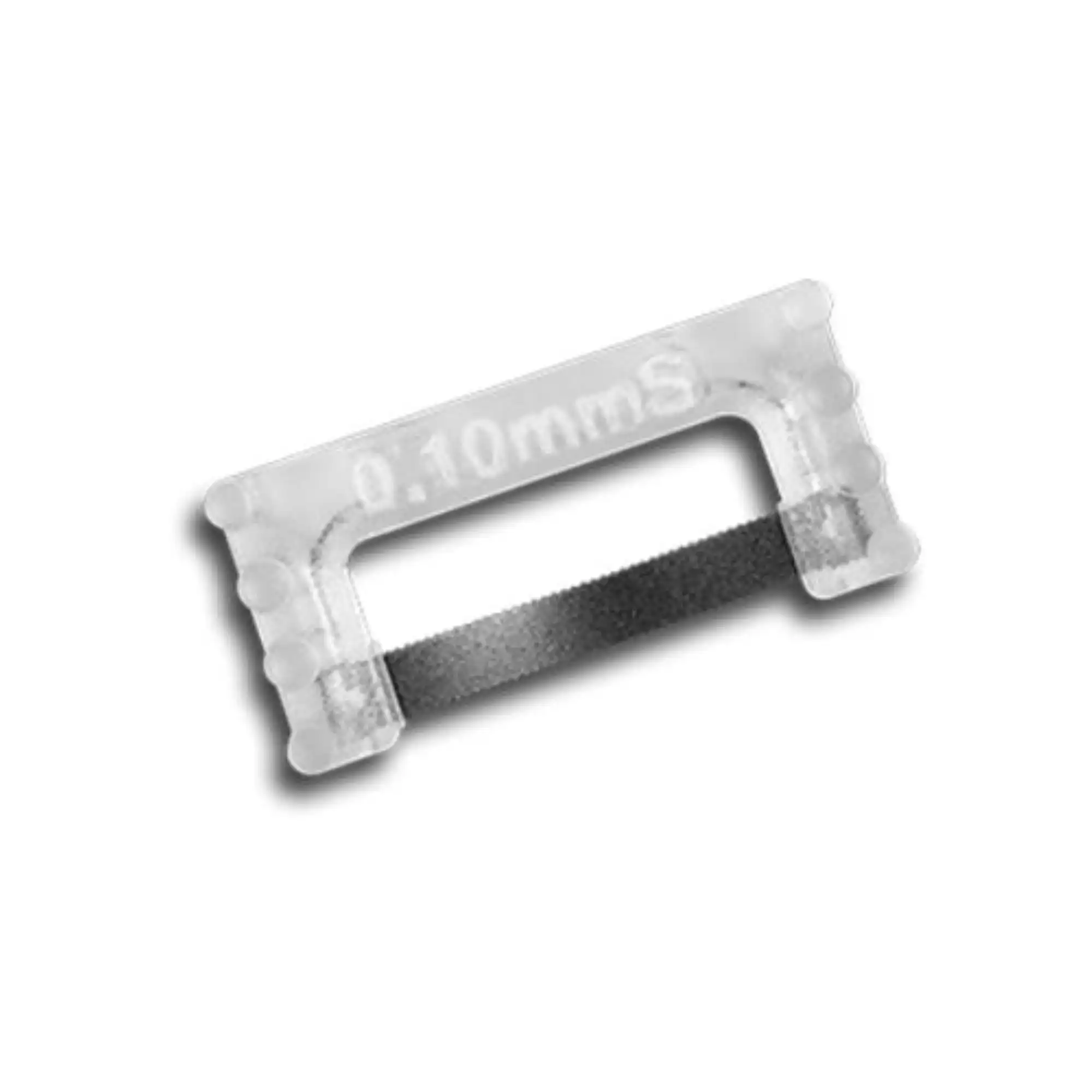ContacEZ IPR Plus Interproximal Strips, Single-Sided, Fine-Coarse, Diamond, Serrated, Clear, 0.10mm, 8/Pk, 32208 - ContacEZ IPR Plus, Interproximal Strips, Single-Sided, Fine-Coarse, Diamond, Serrated, Clear, 8/Pk, 32208 - Image 1