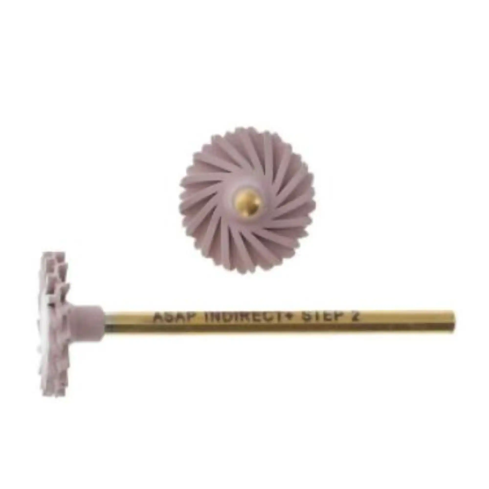 A.S.A.P. Indirect+ Extraoral/HP Final Polisher Refill, Diamond-Impregnated Spiral Wheel, 3/Pk, 130943 thumbnail 4