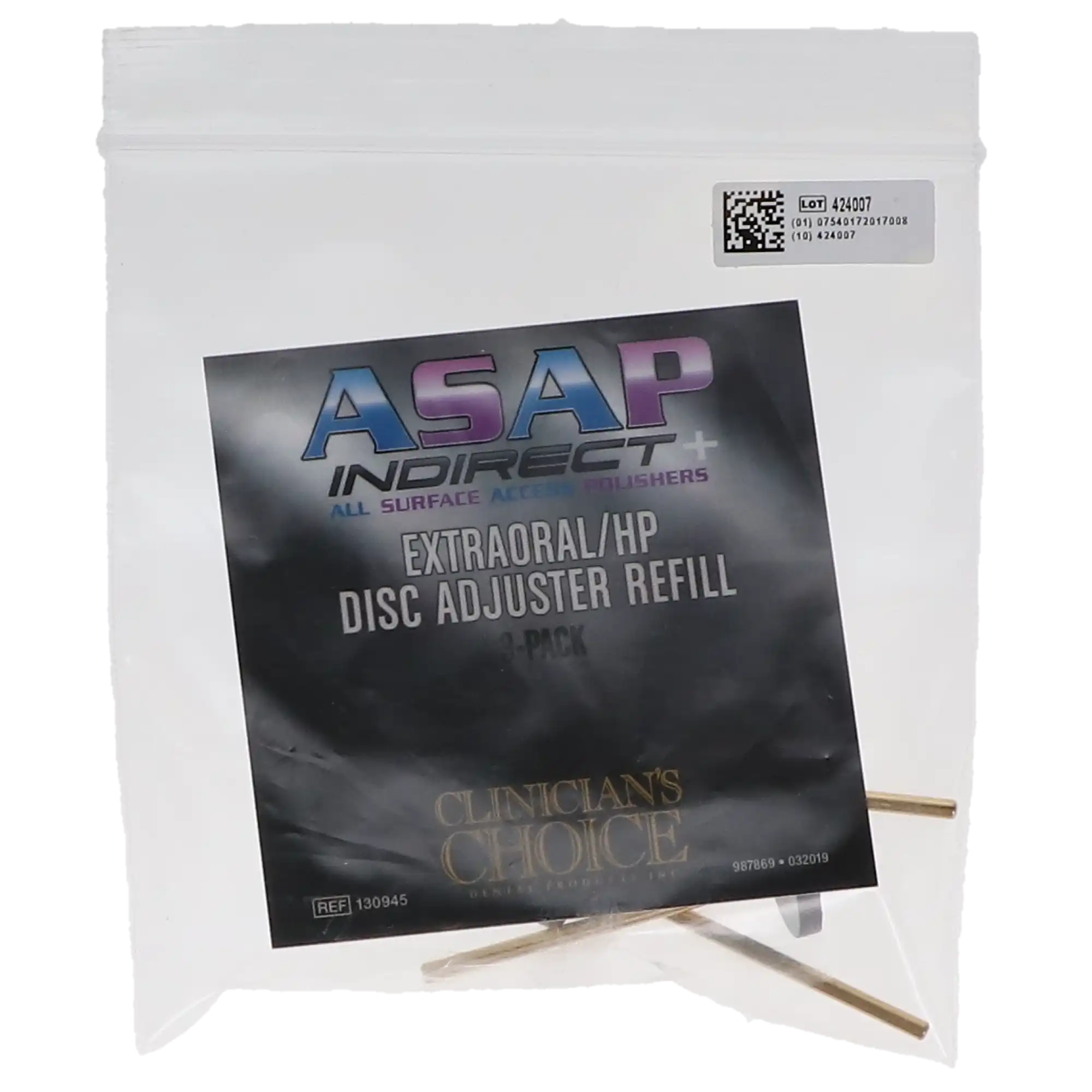 A.S.A.P. Indirect+ Extraoral/HP Disc Adjuster Refill, Diamond-Impregnated, 3/Pack, 130945 thumbnail 4