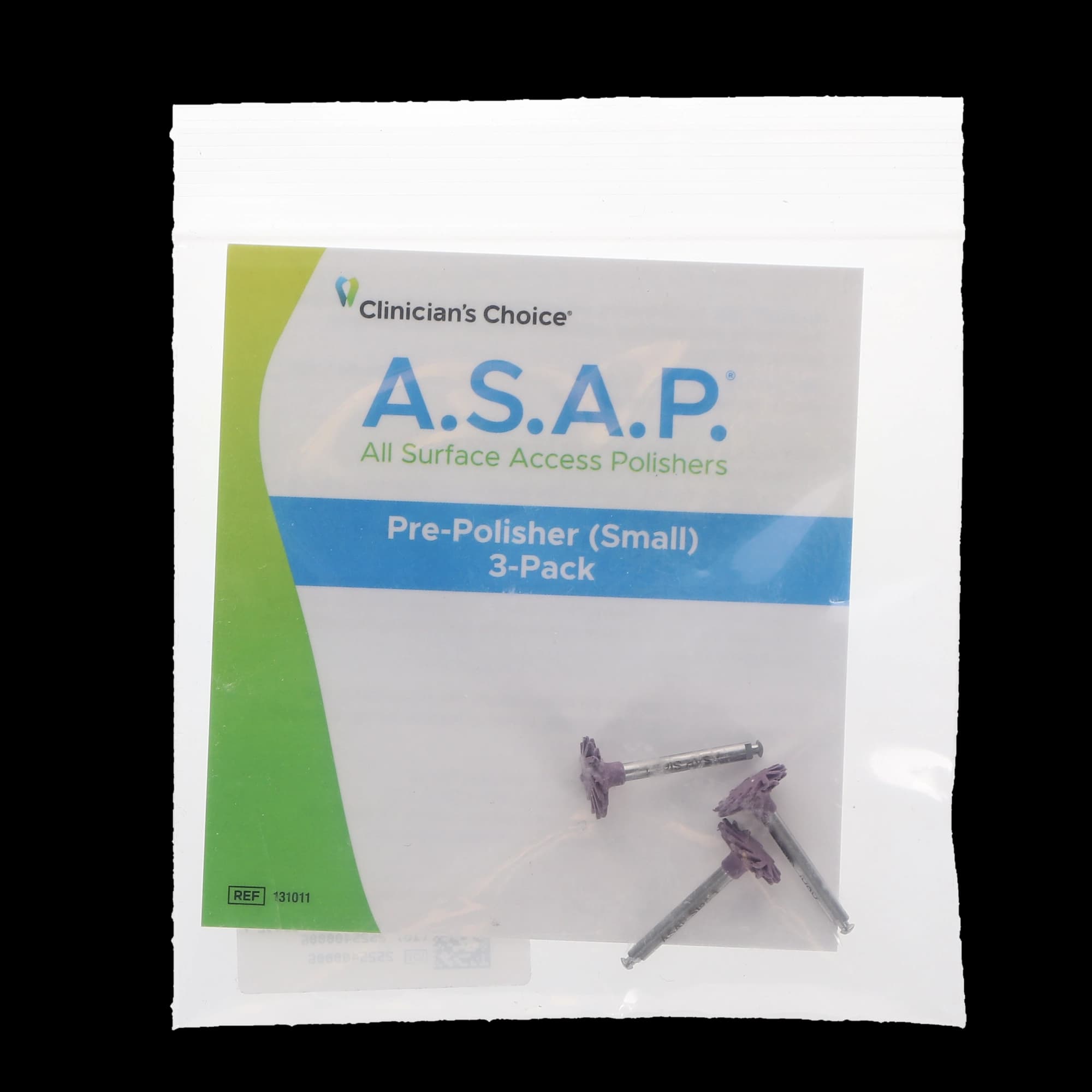 A.S.A.P. All Surface Access Pre-Polisher, Small (10 mm), Purple, Diamond-Impregnated Spiral Wheel, 3/Pk, 131011 thumbnail 9