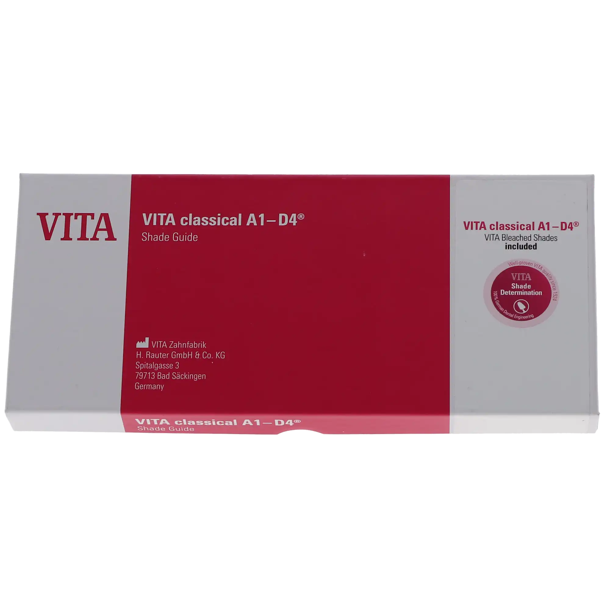 VITA Classical Shade Guide, A1-D4 with Bleached Shades 0M1-0M3, 19 Tabs, Autoclavable, 1/Pk thumbnail 4