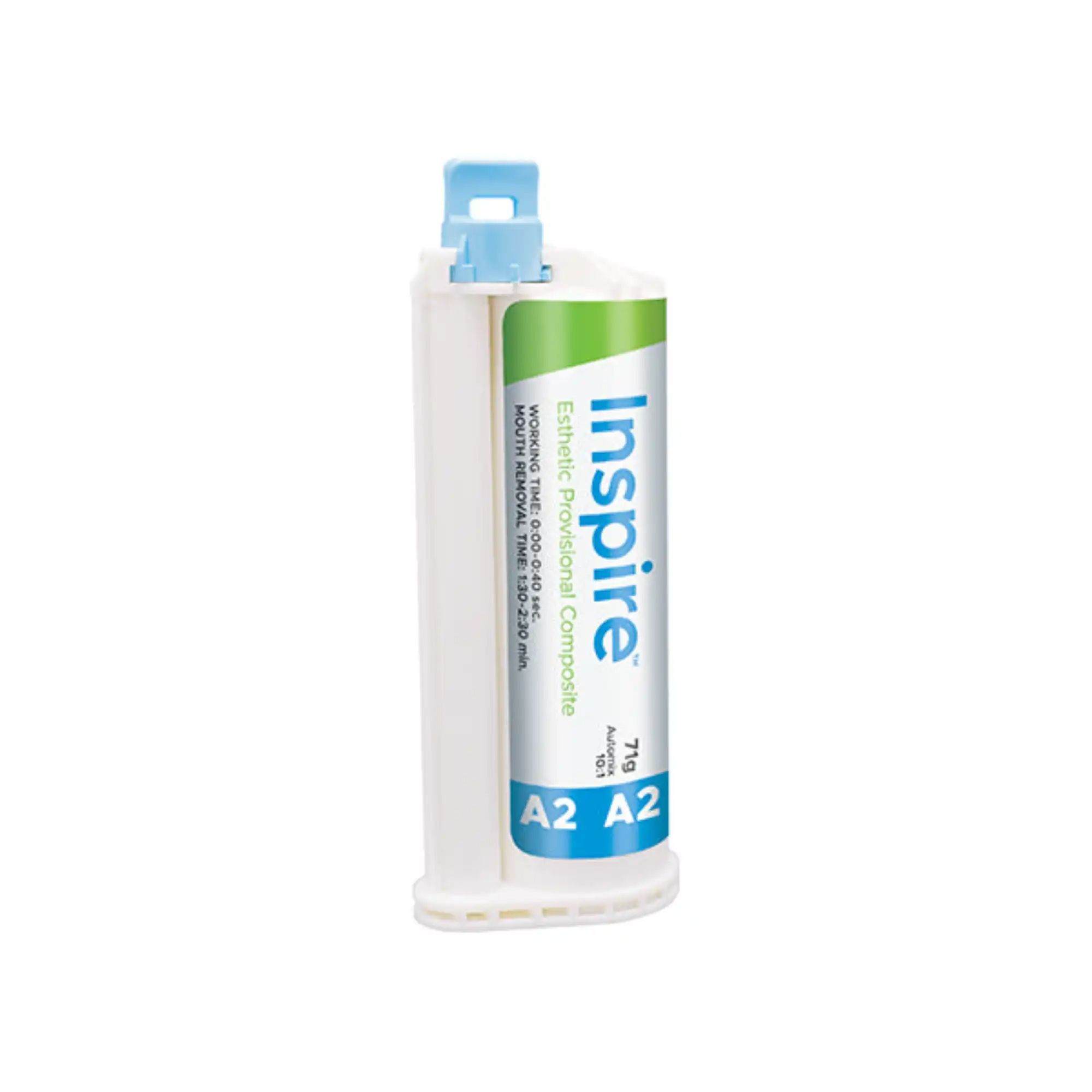 Inspire Esthetic Provisional Composite 10:1 Temporary Material, Shade A2, 71g Cartridge & 12 Mixing Tips, 152702 thumbnail 7