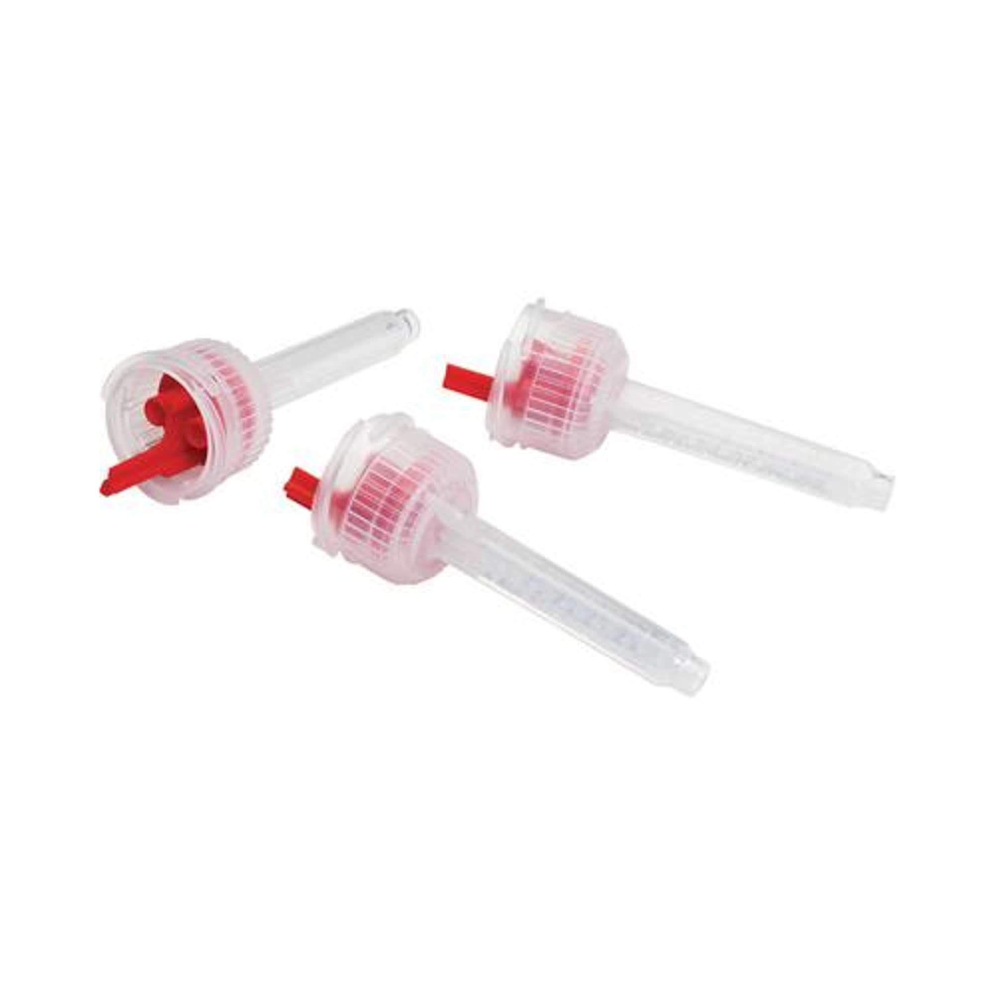Sultan Genie Specific Mixing Tips, Red, 50mL Low Viscosity, 50/Bag, 72101FG - Genie Specific Mixing Tips Red 50mL LV 50/Bag - Image 1